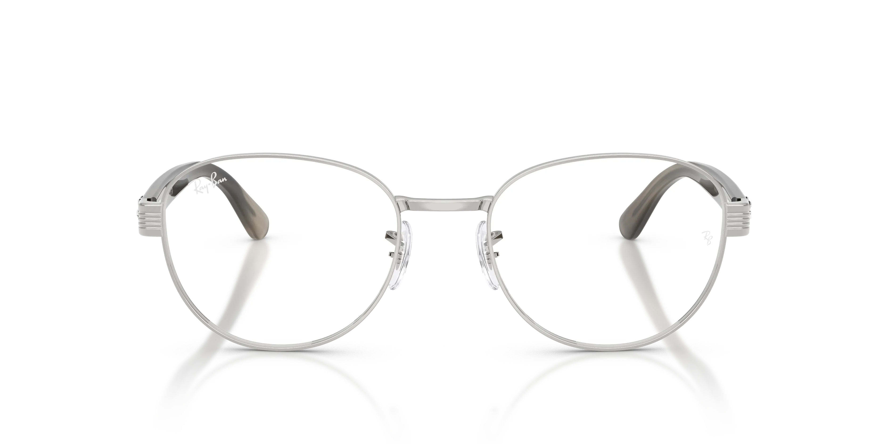 Ray - Ban RX6543 2501 Montature da vista Metallo Argento Trasparente Squadrata Normale - immagine 3