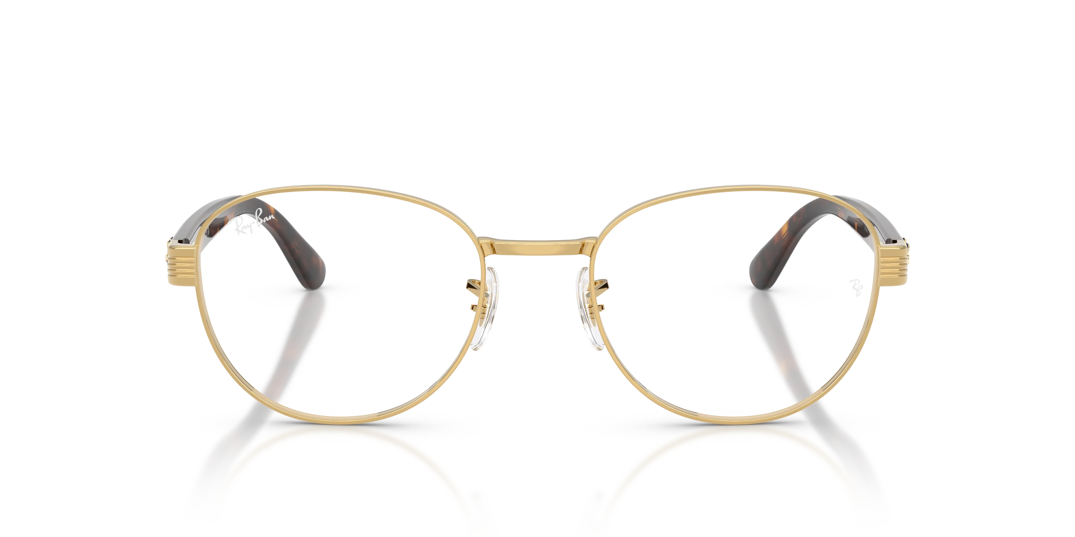 Ray - Ban RX6543 2500 Montature da vista Metallo Oro Trasparente Squadrata Normale - immagine 3