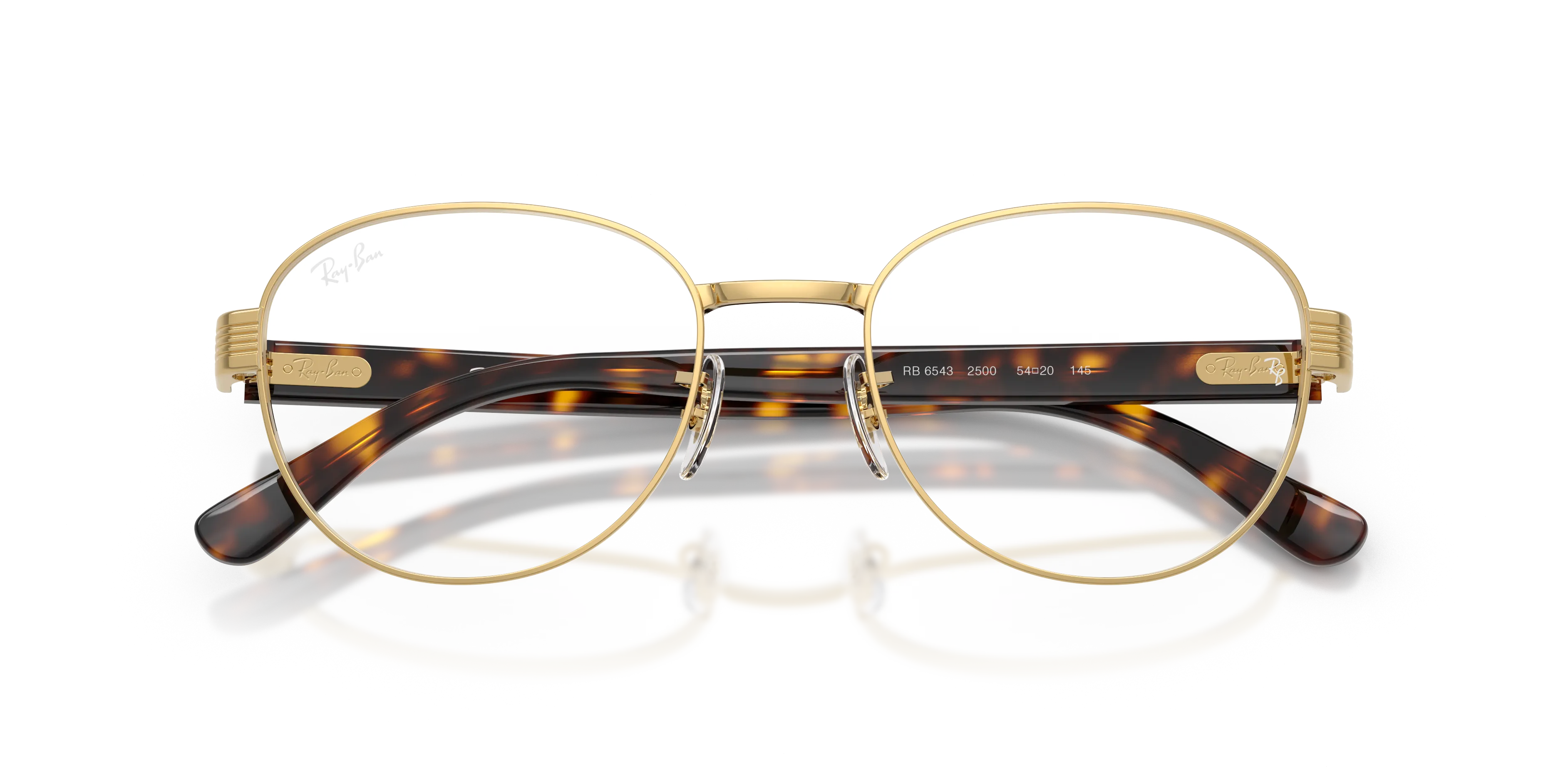 Ray - Ban RX6543 2500 Montature da vista Metallo Oro Trasparente Squadrata Normale - immagine 2