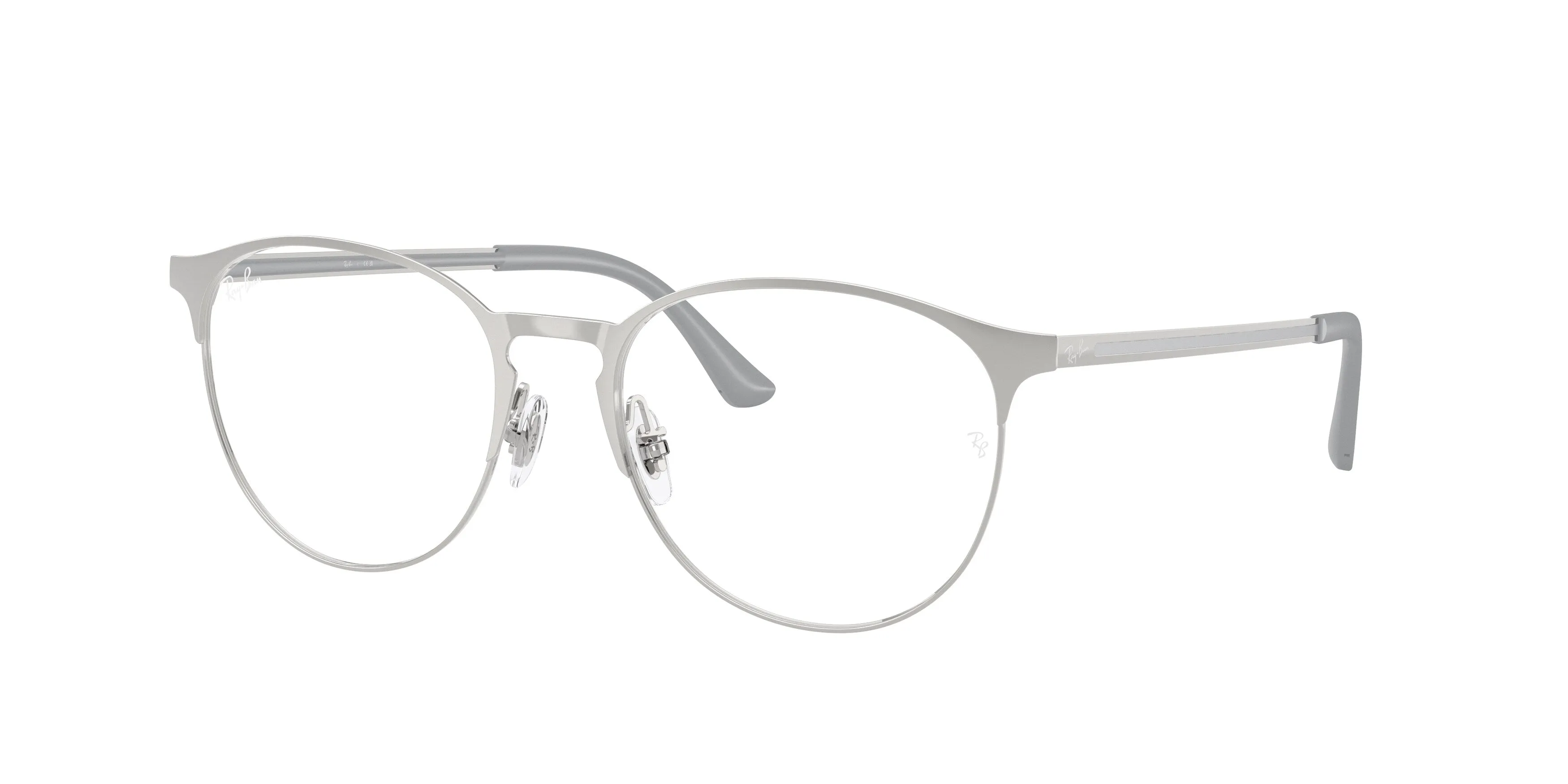 Ray - Ban RX6375 2501 Montature da vista Metallo Argento Trasparente Pantos Normale - immagine 1