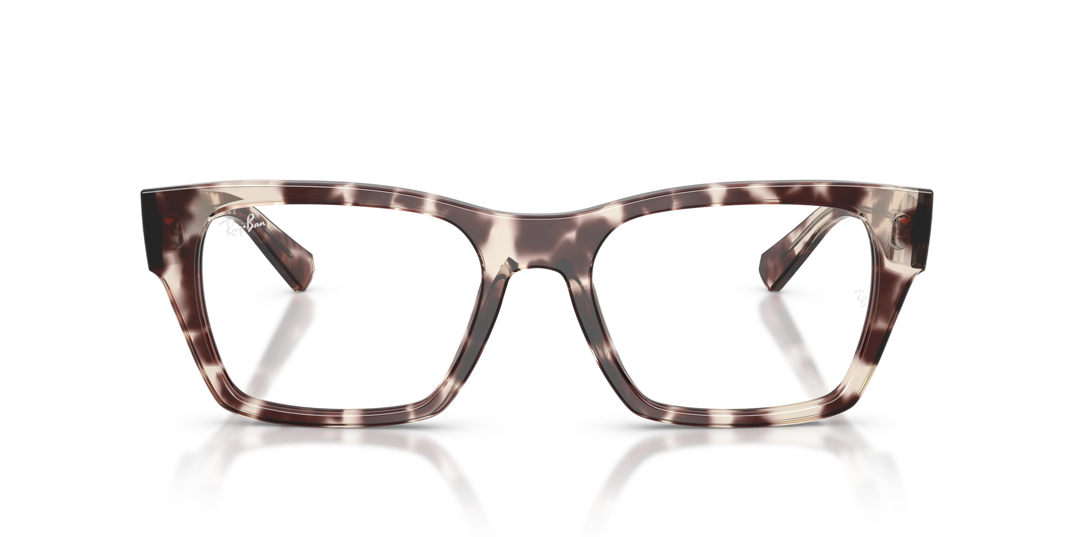 Ray - Ban RX5448 8461 Montature da vista Acetato Tartaruga Trasparente Geometrica Normale - immagine 3