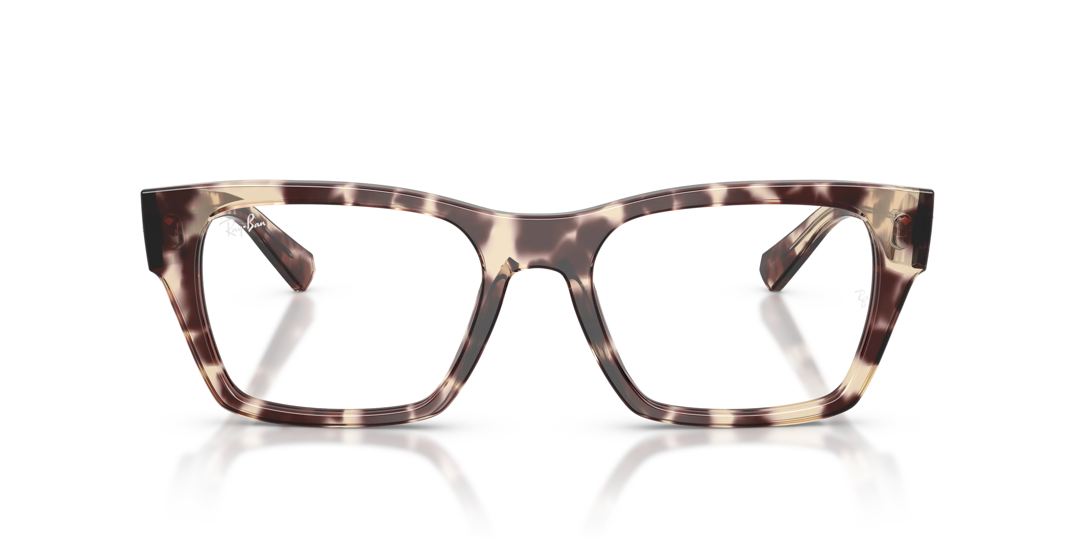 Ray - Ban RX5448 8460 Montature da vista Acetato Tartaruga Trasparente Geometrica Normale - immagine 3