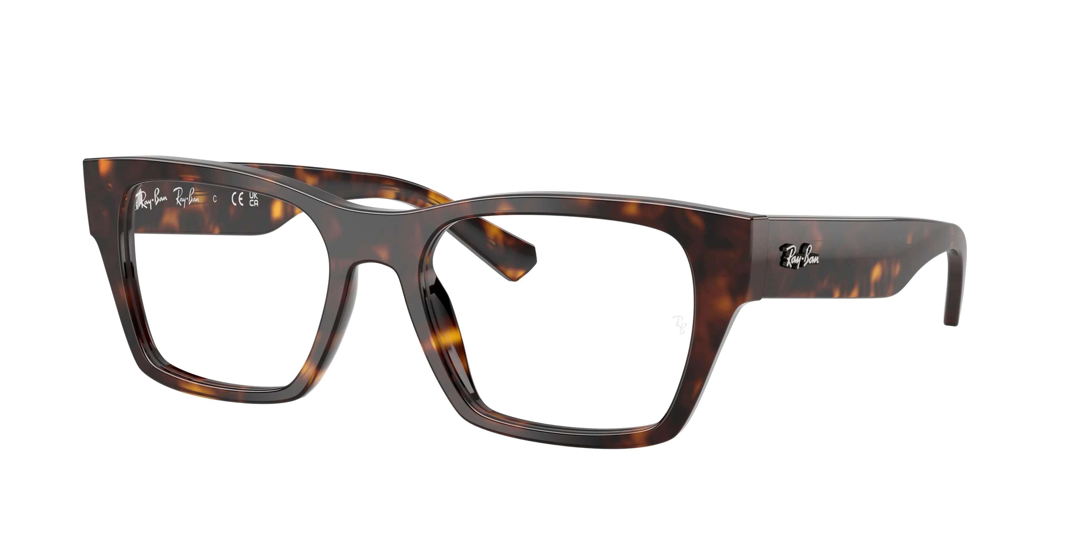 Ray - Ban RX5448 2012 Montature da vista Acetato Tartaruga Trasparente Geometrica Normale - immagine 1