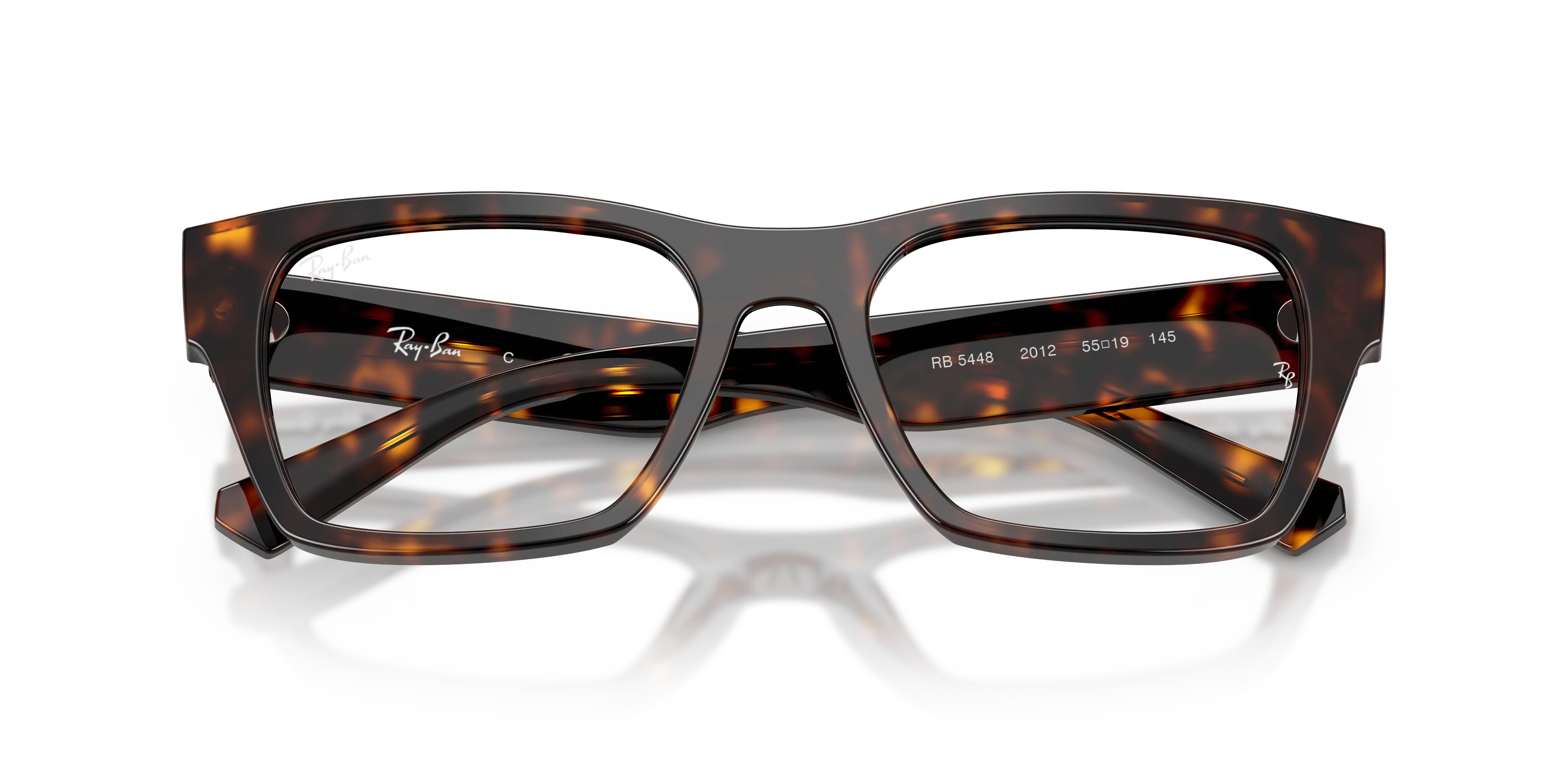 Ray - Ban RX5448 2012 Montature da vista Acetato Tartaruga Trasparente Geometrica Normale - immagine 2