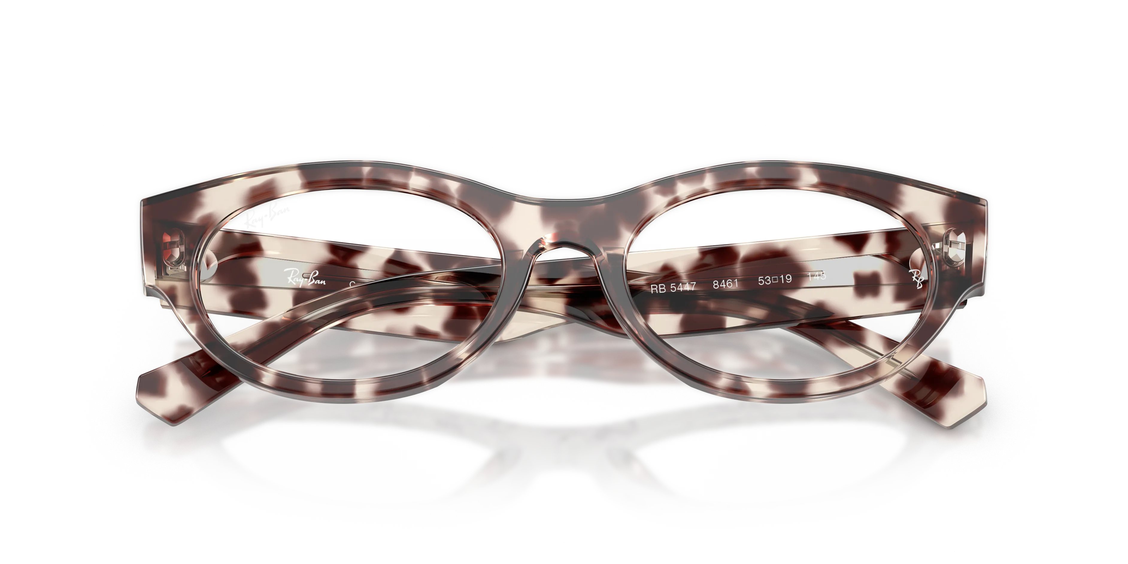 Ray - Ban RX5447 8461 Montature da vista Acetato Tartaruga Trasparente Rotonda Normale - immagine 2