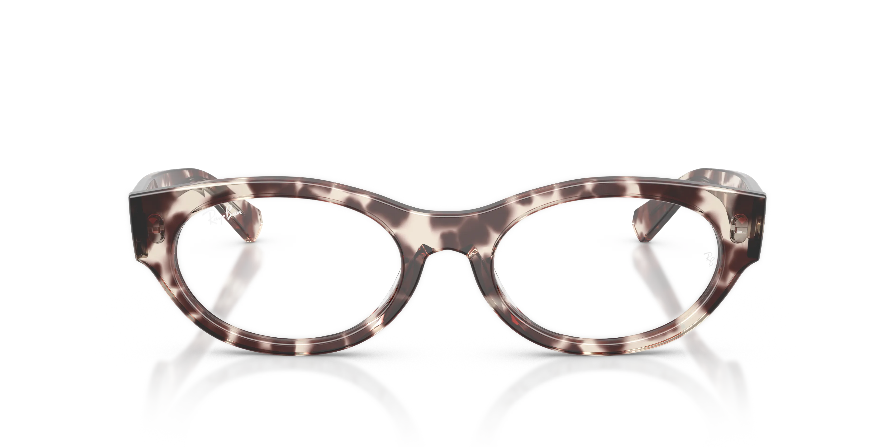 Ray - Ban RX5447 8461 Montature da vista Acetato Tartaruga Trasparente Rotonda Normale - immagine 3