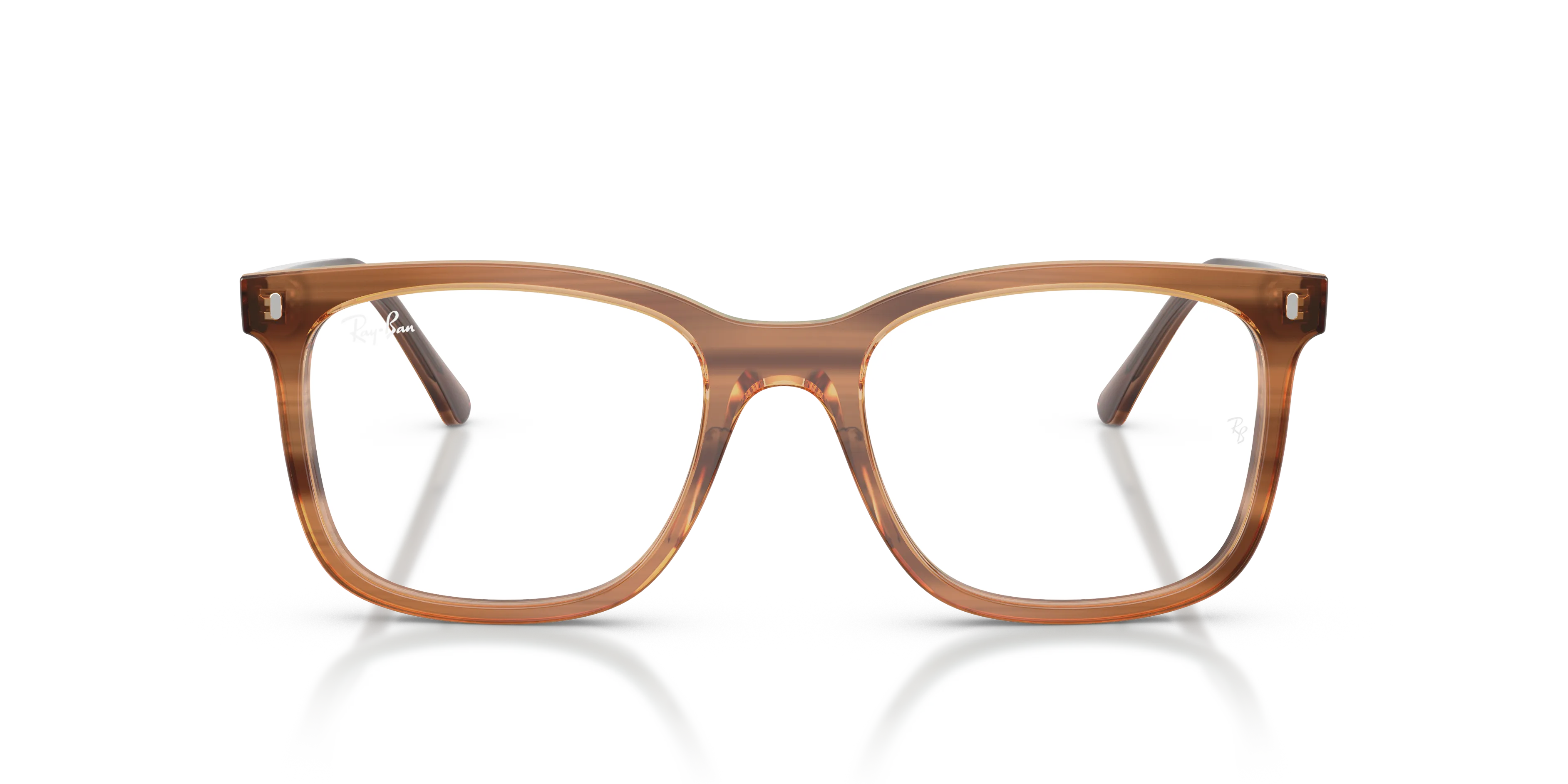 Ray - Ban RX5446 8455 Montature da vista Acetato Tartaruga Trasparente Squadrata Normale - immagine 3