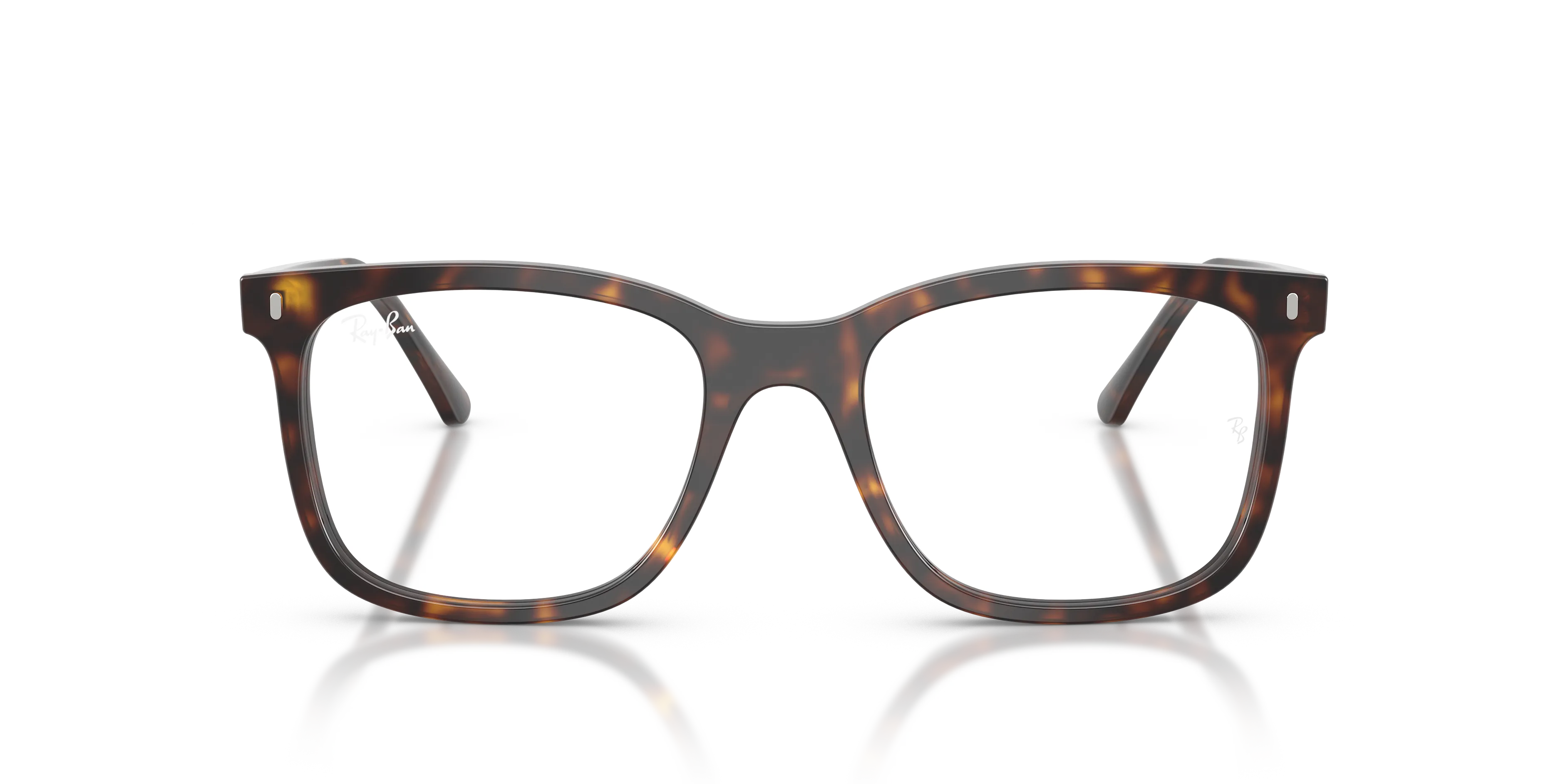 Ray - Ban RX5446 2012 Montature da vista Acetato Tartaruga Trasparente Squadrata Normale - immagine 3