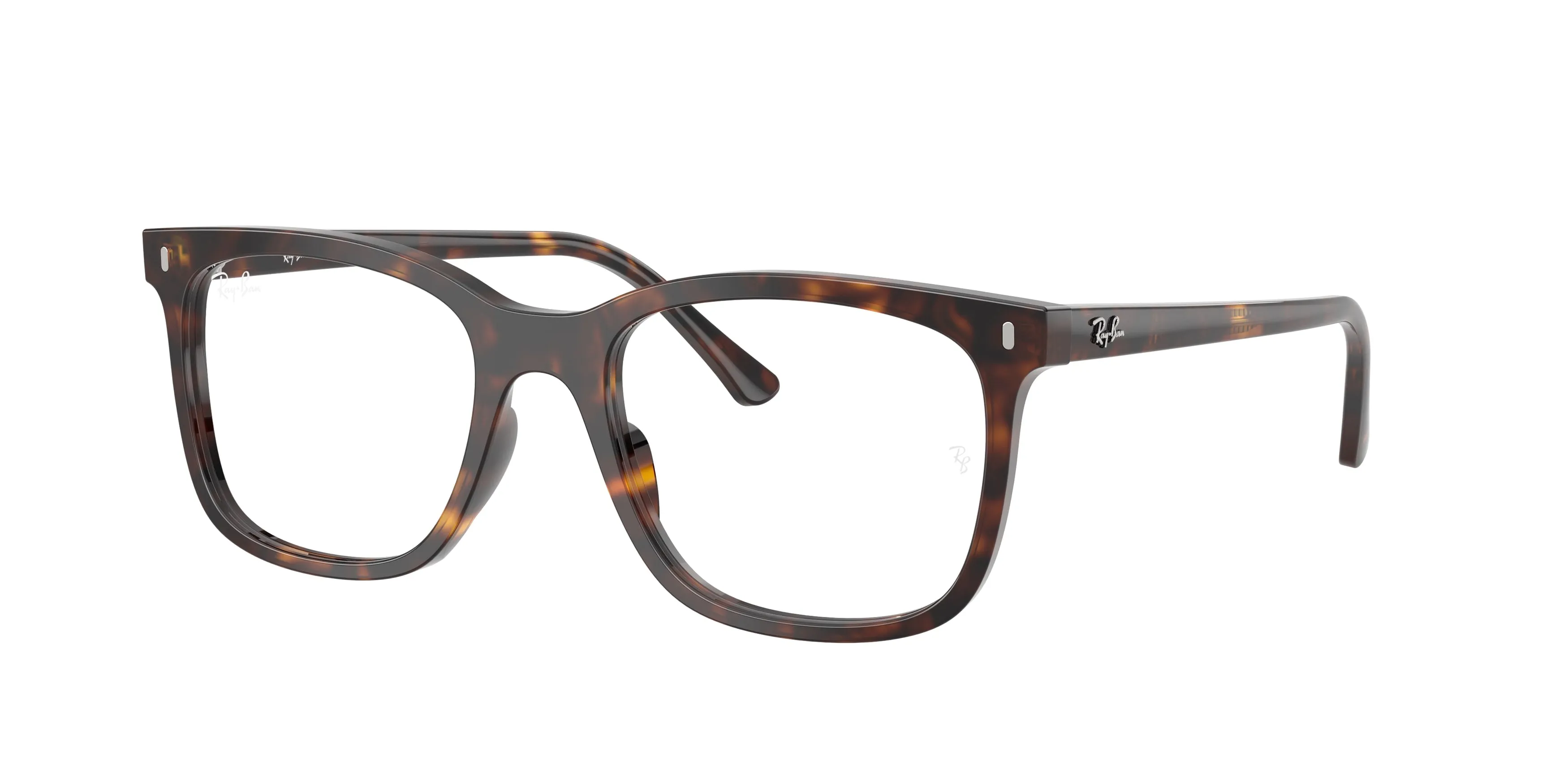 Ray - Ban RX5446 2012 Montature da vista Acetato Tartaruga Trasparente Squadrata Normale - immagine 1