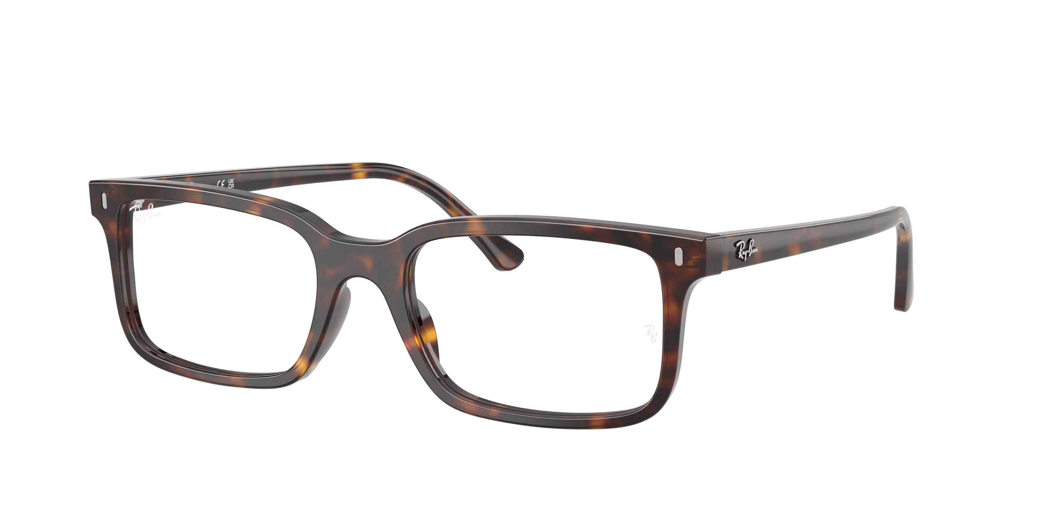 Ray - Ban RX5445 2012 Montature da vista Acetato Tartaruga Trasparente Squadrata Normale - immagine 1