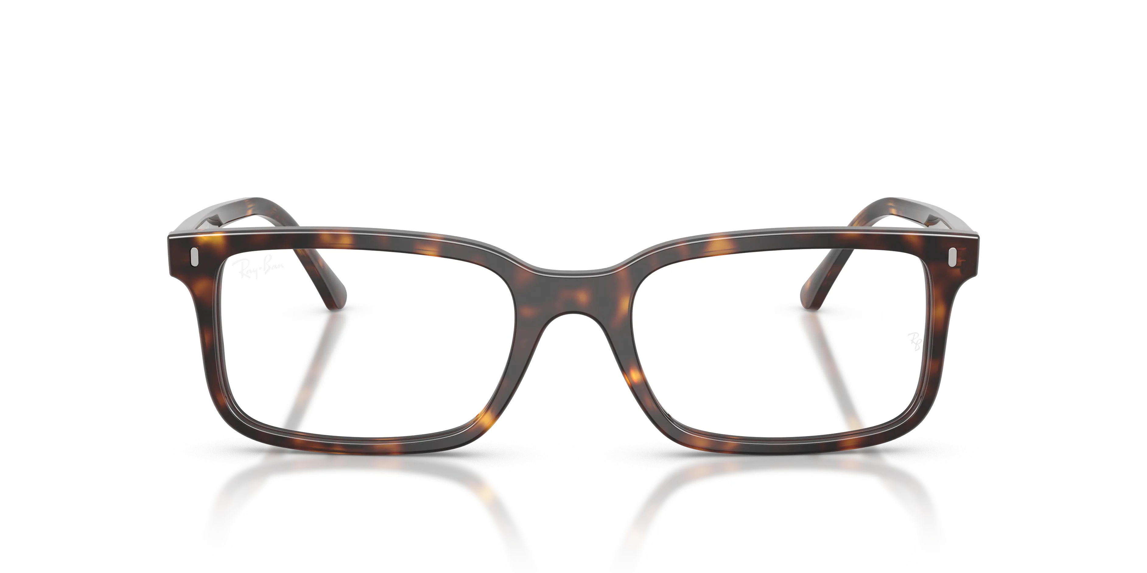 Ray - Ban RX5445 2012 Montature da vista Acetato Tartaruga Trasparente Squadrata Normale - immagine 3