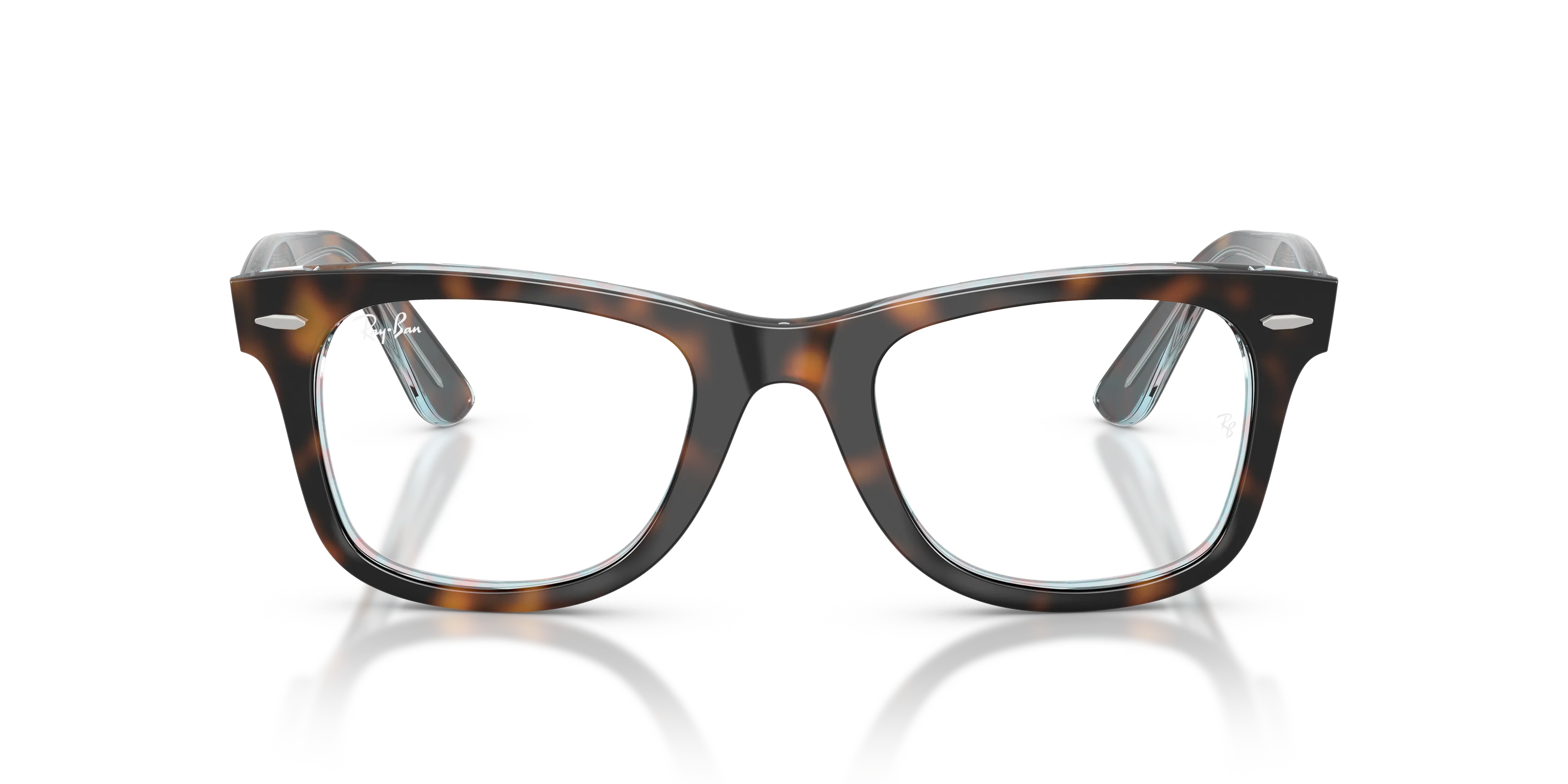 Ray - Ban RX4340V WAYFARER EASE 8401 Montature da vista Acetato Tartaruga Trasparente Squadrata Normale - immagine 3
