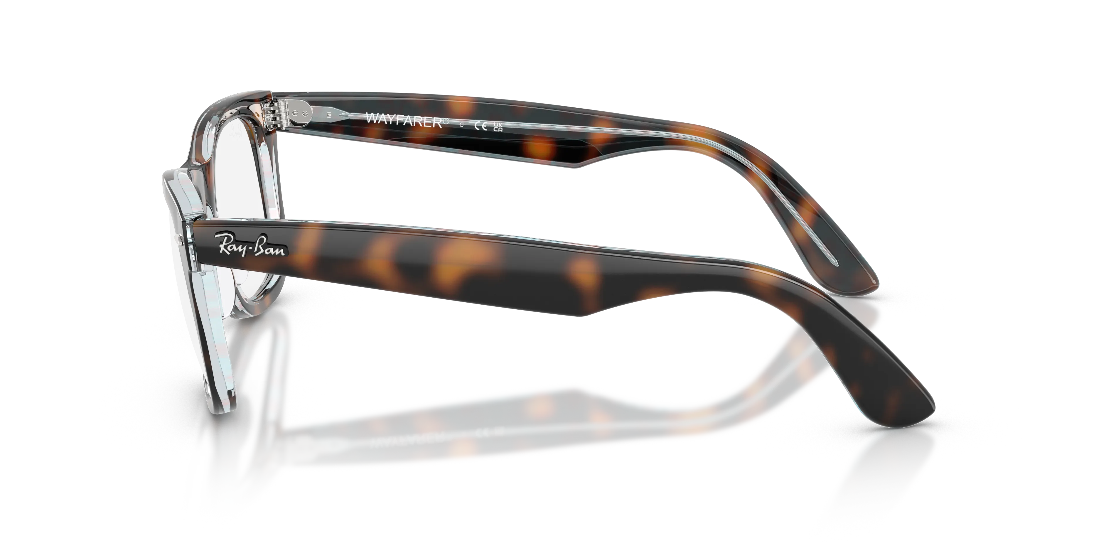 Ray - Ban RX4340V WAYFARER EASE 8401 Montature da vista Acetato Tartaruga Trasparente Squadrata Normale - immagine 4