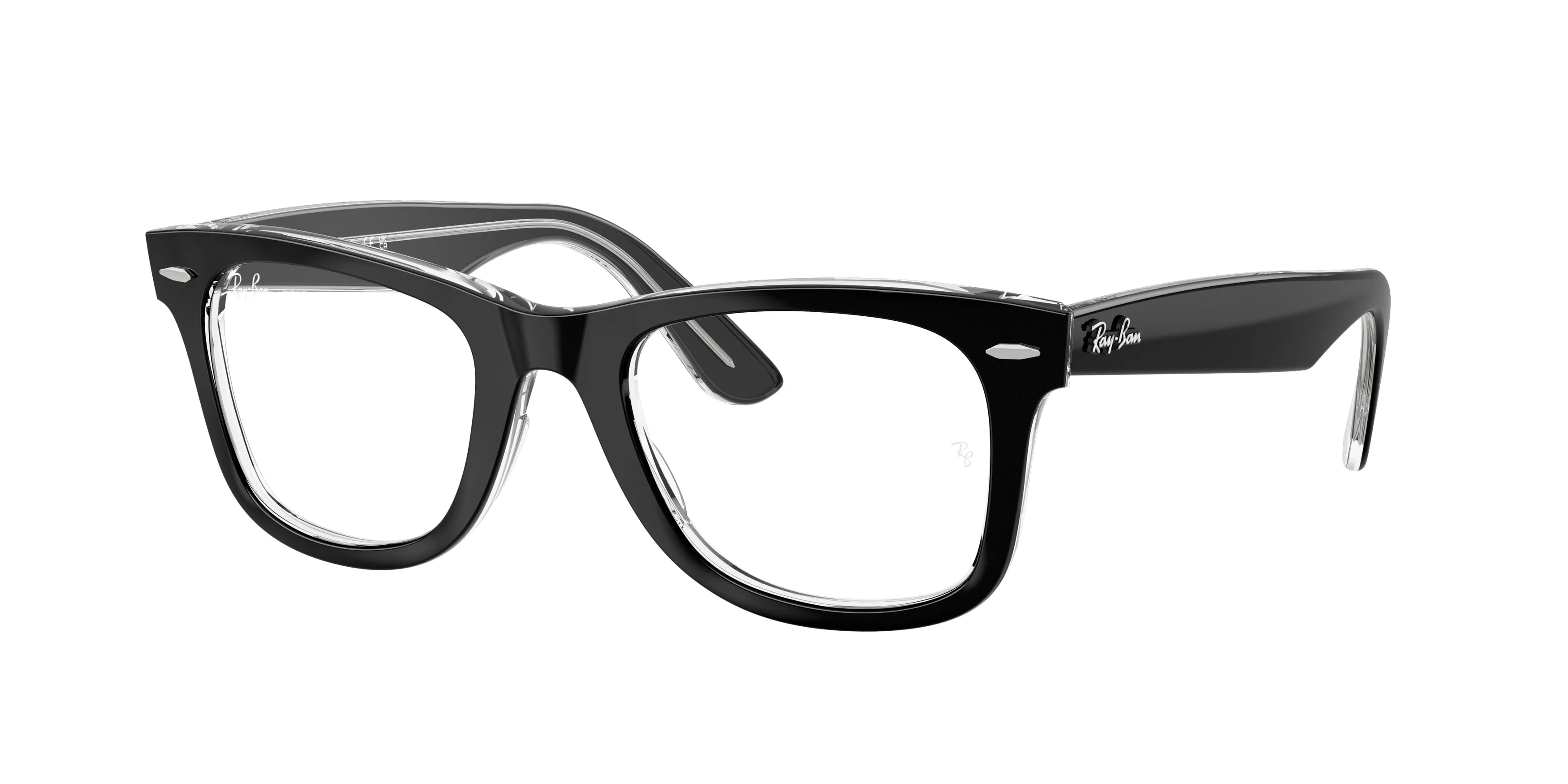 Ray - Ban RX4340V WAYFARER EASE 2034 Montature da vista Acetato Nero Trasparente Squadrata Normale - immagine 1