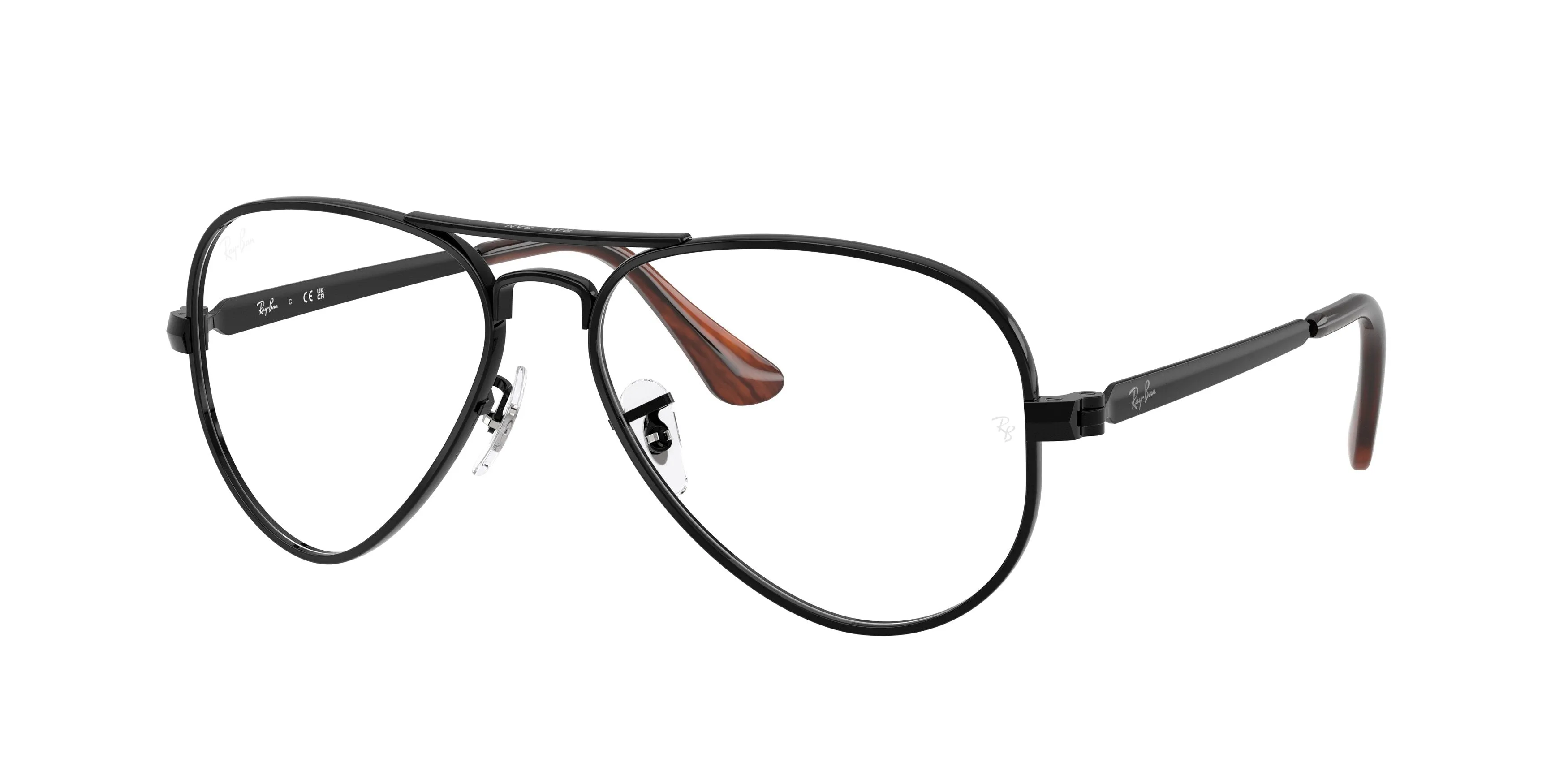 Ray - Ban RX3925V AVIATOR MAX 2509 Montature da vista Metallo Nero Trasparente Pilot Normale - immagine 1