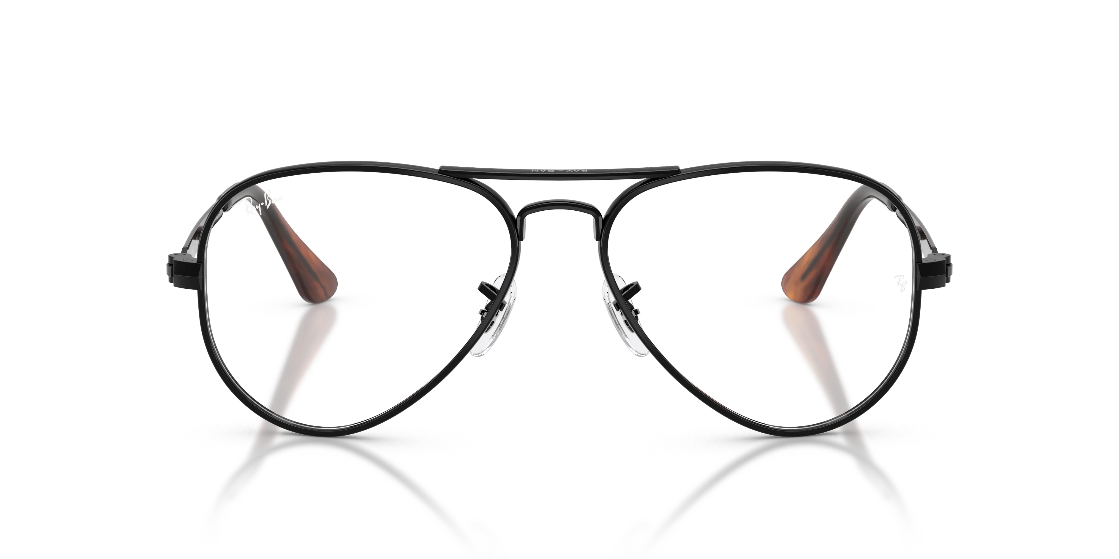 Ray - Ban RX3925V AVIATOR MAX 2509 Montature da vista Metallo Nero Trasparente Pilot Normale - immagine 3