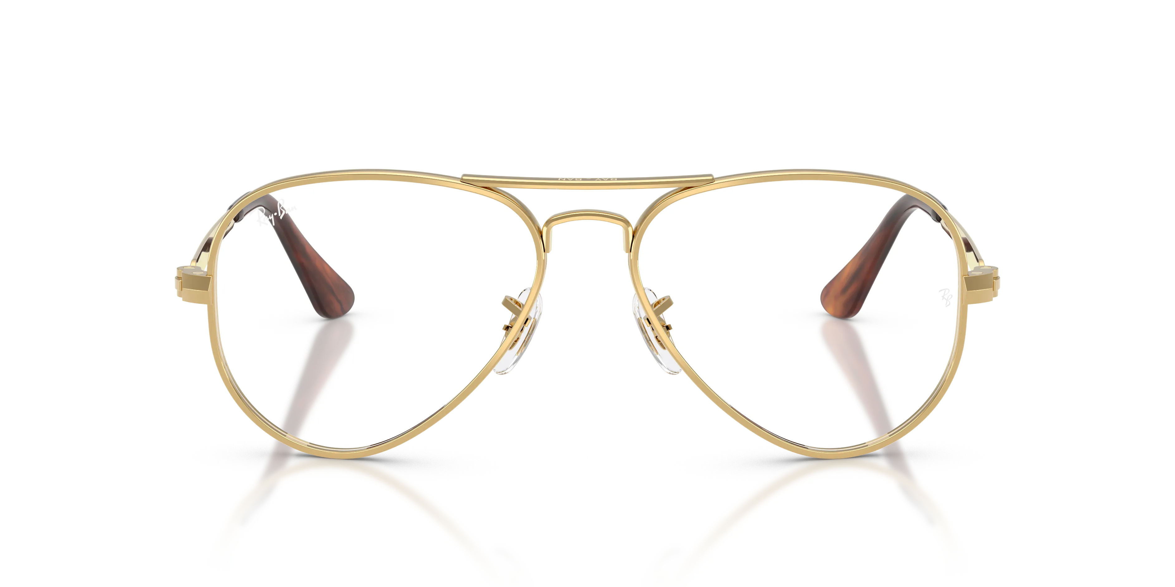 Ray - Ban RX3925V AVIATOR MAX 2500 Montature da vista Metallo Oro Trasparente Pilot Normale - immagine 3