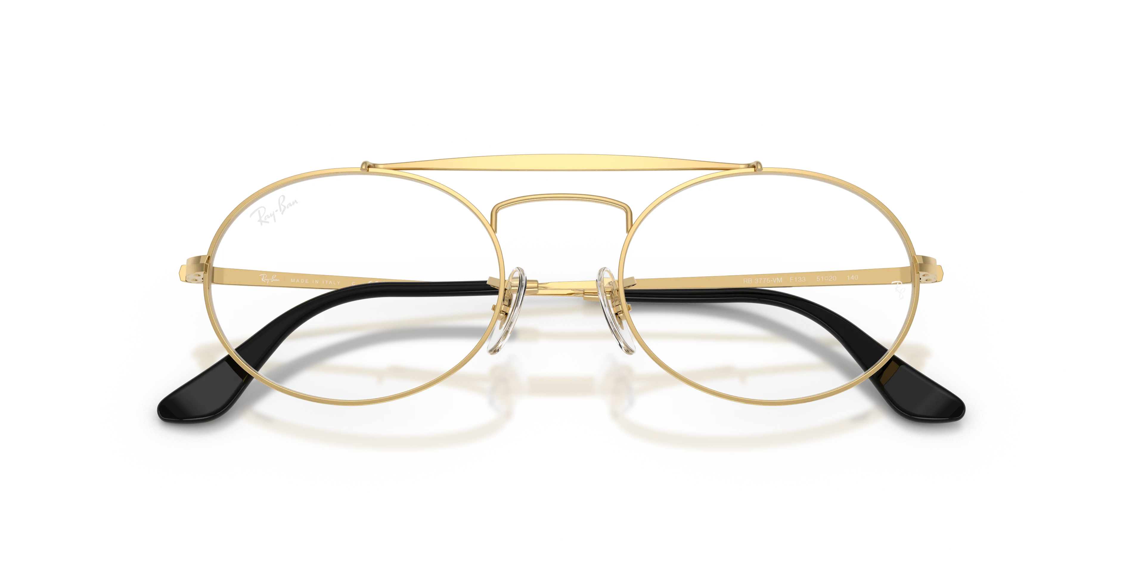Ray - Ban RX3775VM F133 Montature da vista Metallo Oro Trasparente Rotonda Normale - immagine 2