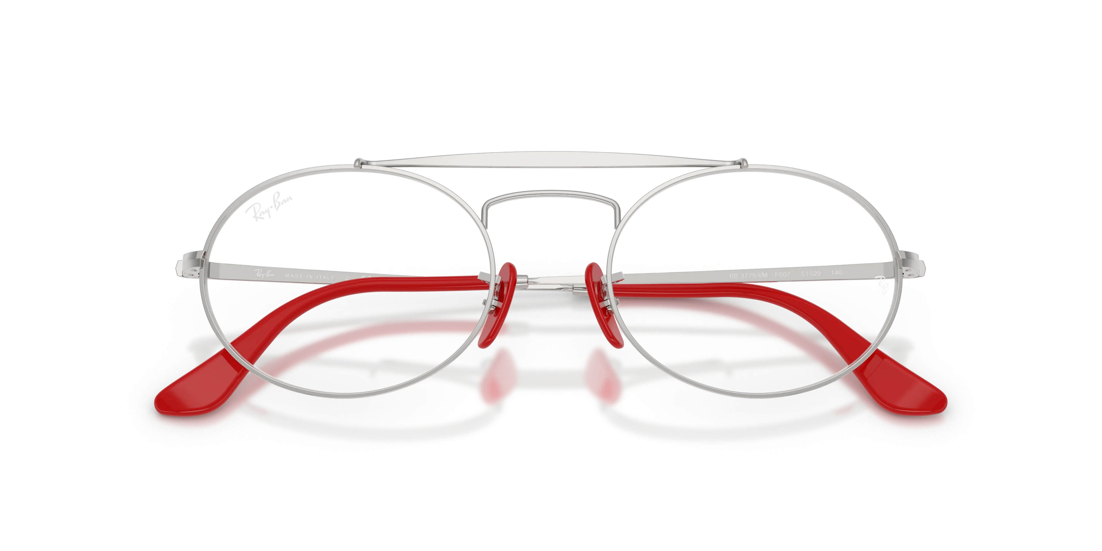 Ray - Ban RX3775VM F007 Montature da vista Metallo Argento Trasparente Rotonda Normale - immagine 2