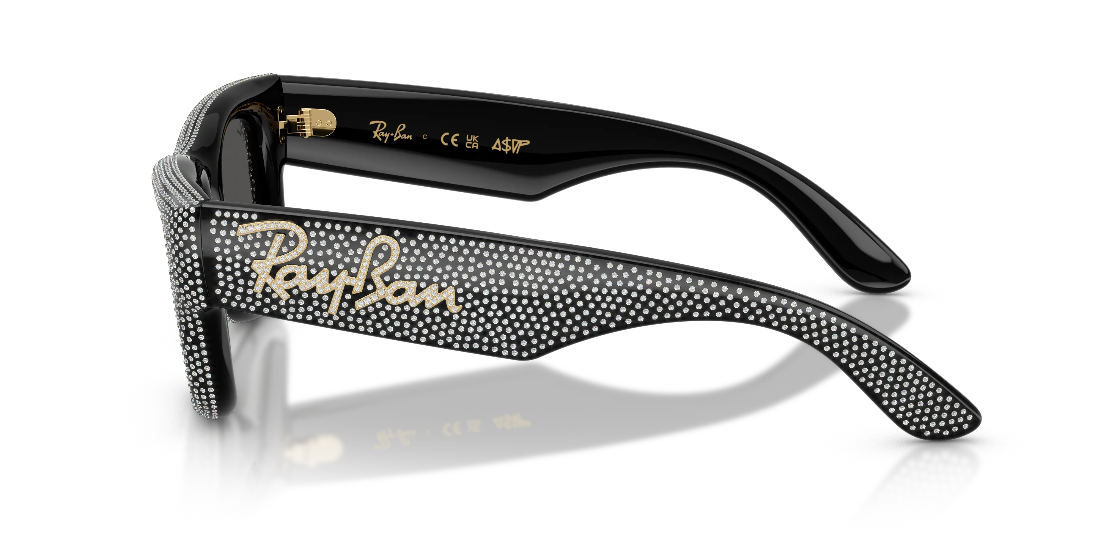 Ray - Ban RB4940BP WAYFARER PUFFER 686587 Occhiali da sole Nylon Nero Squadrata Normale - immagine 4