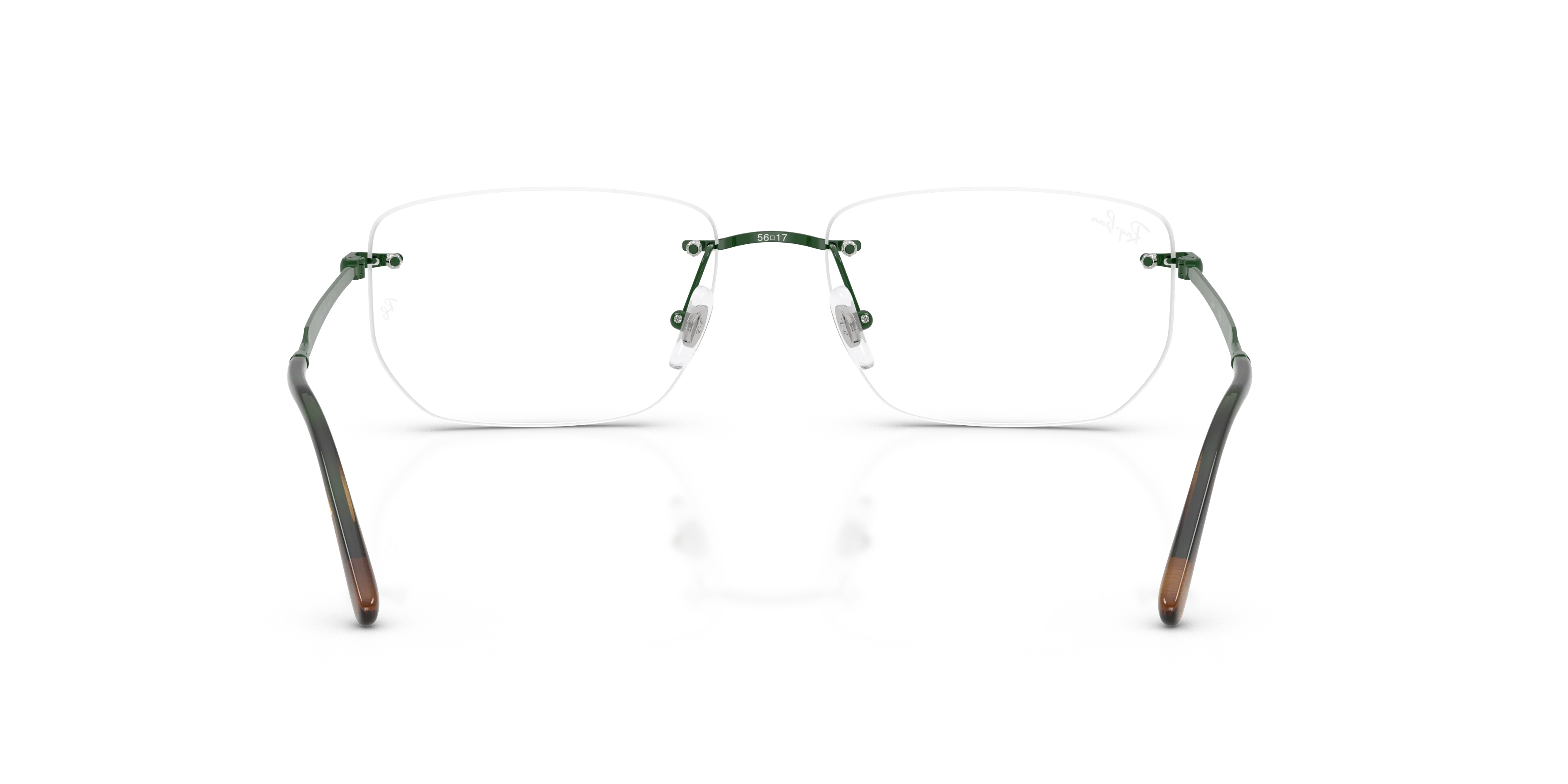 Ray - Ban RX3768V 3204 Montature da vista Metallo Verde Trasparente Geometrica Normale - immagine 4