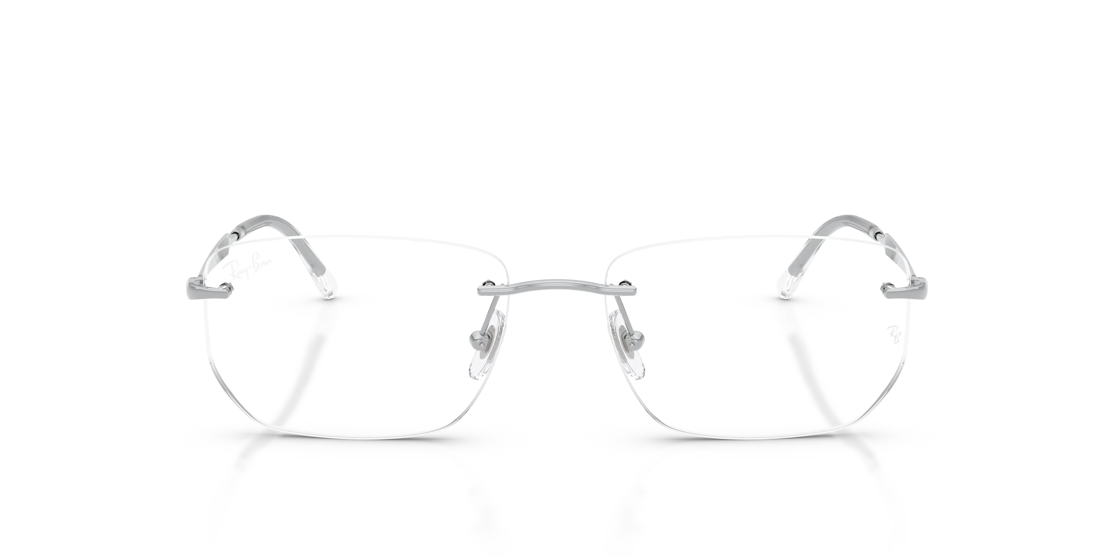 Ray - Ban RX3768V 2501 Montature da vista Metallo Argento Trasparente Geometrica Normale - immagine 3