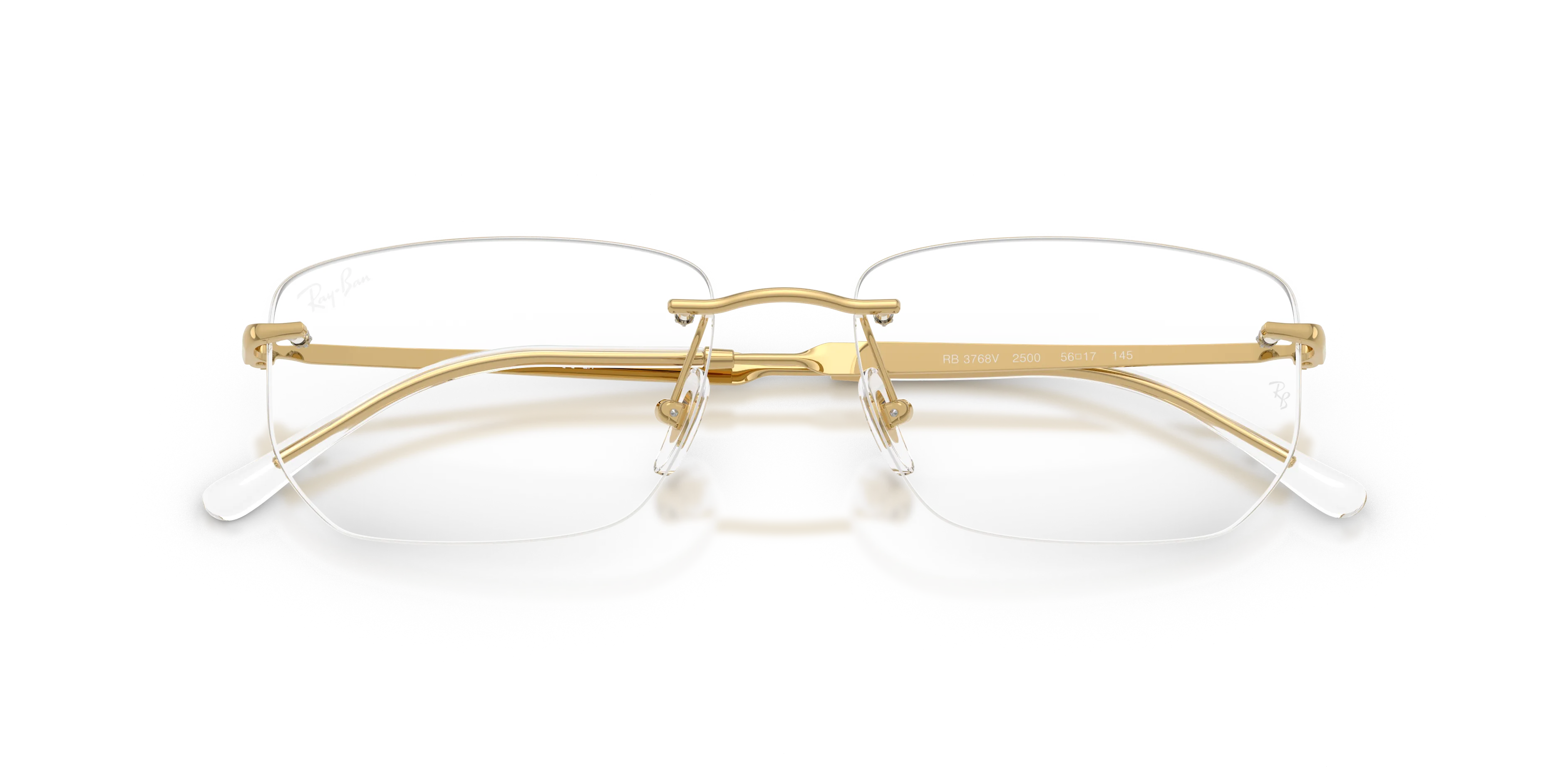 Ray - Ban RX3768V 2500 Montature da vista Metallo Oro Trasparente Geometrica Normale - immagine 2