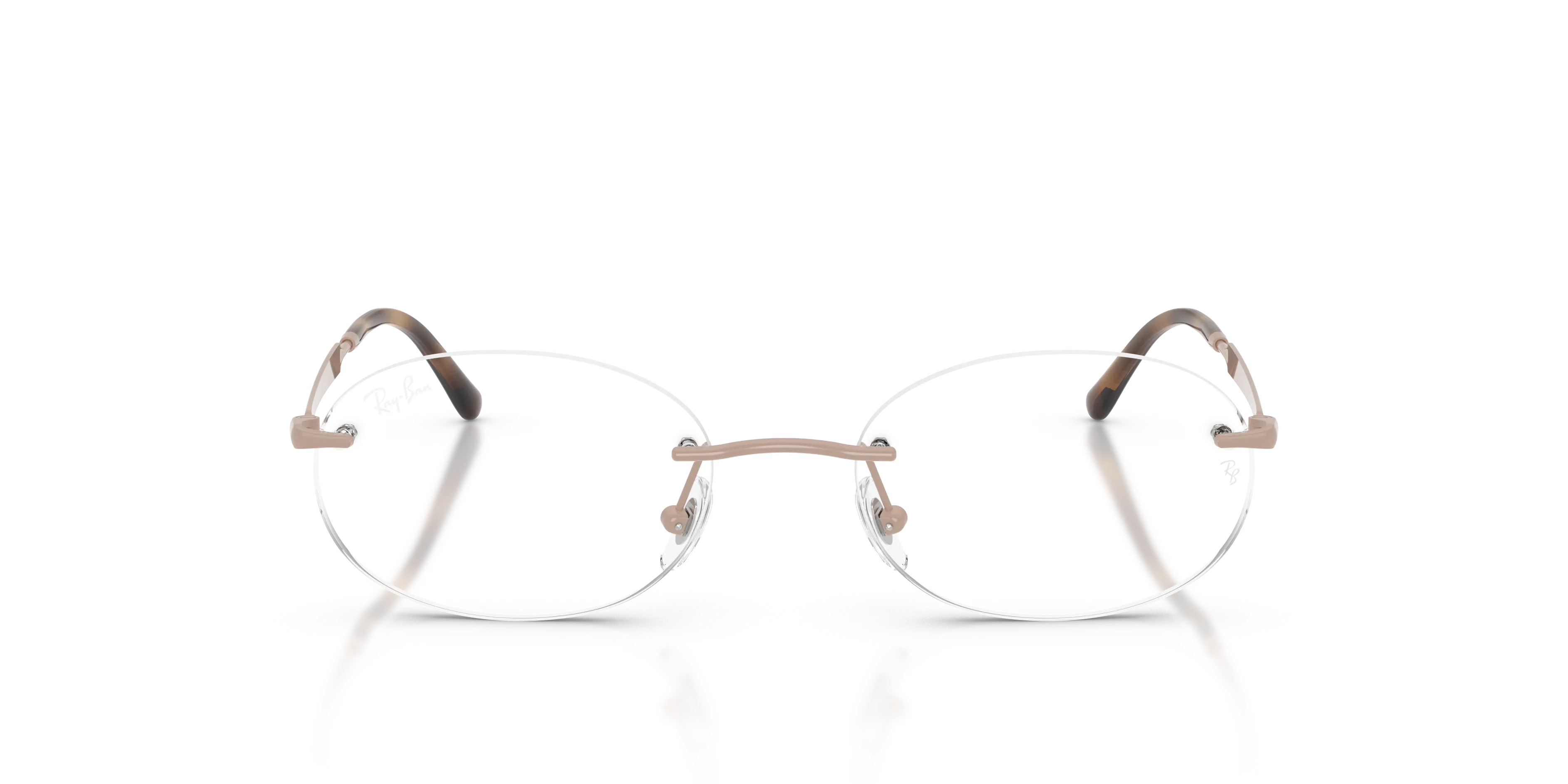 Ray - Ban RX3767V 3207 Montature da vista Metallo Rosa Trasparente Rotonda Normale - immagine 3