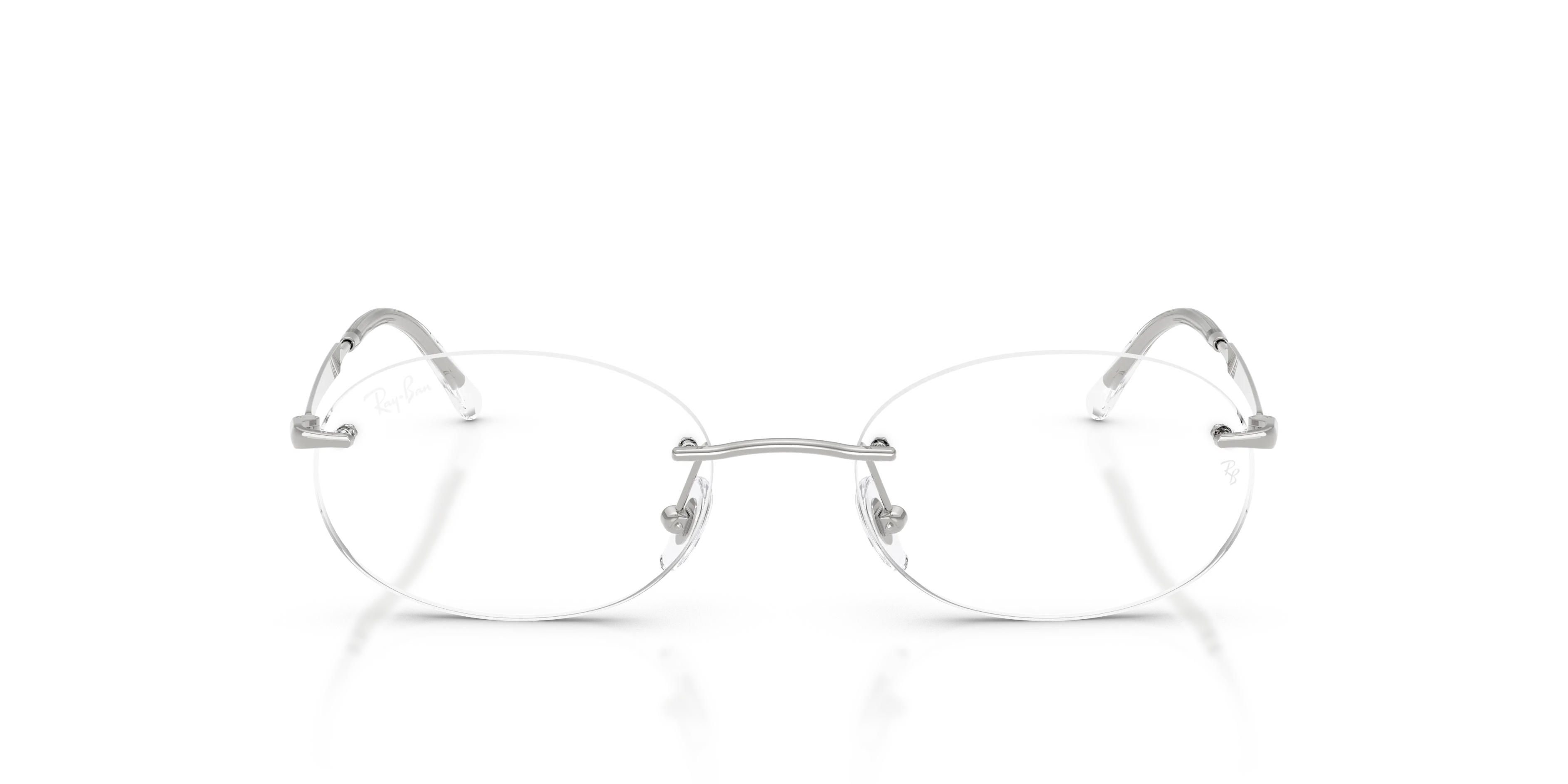 Ray - Ban RX3767V 2501 Montature da vista Metallo Argento Trasparente Rotonda Normale - immagine 3