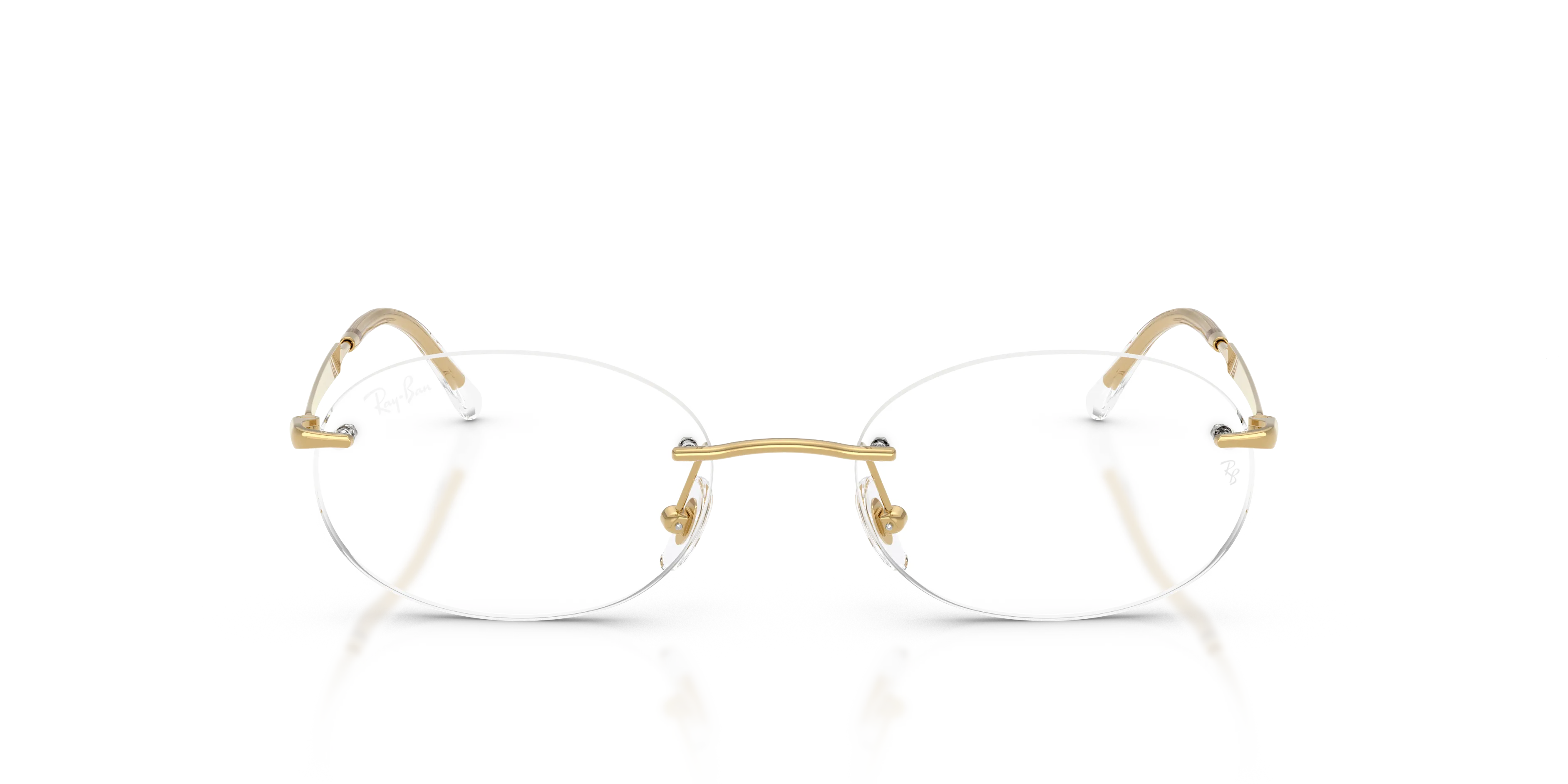 Ray - Ban RX3767V 2500 Montature da vista Metallo Oro Trasparente Rotonda Normale - immagine 3