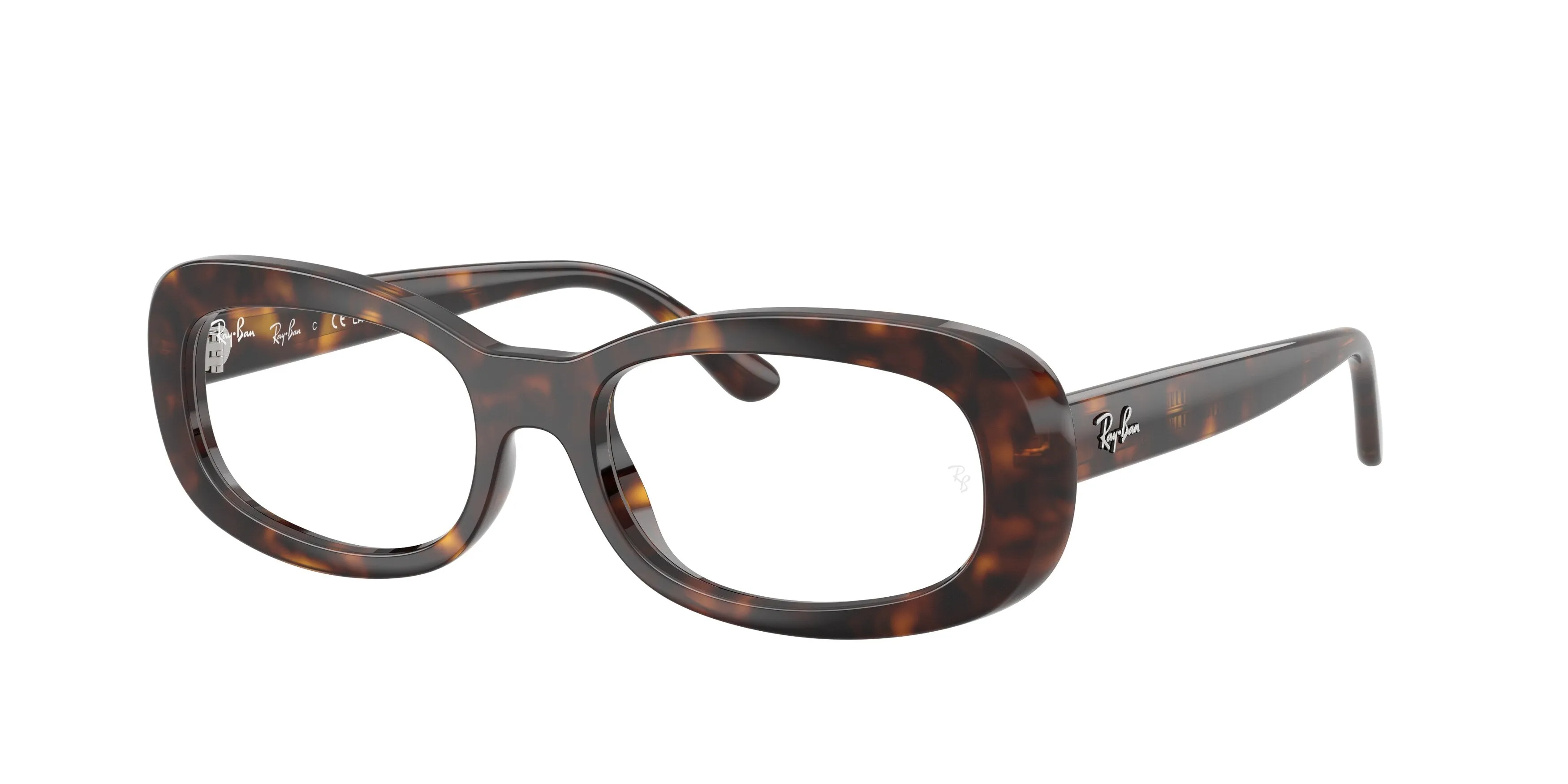 Ray - Ban RX2221V 2012 Montature da vista Acetato Tartaruga Trasparente Rotonda Normale - immagine 1
