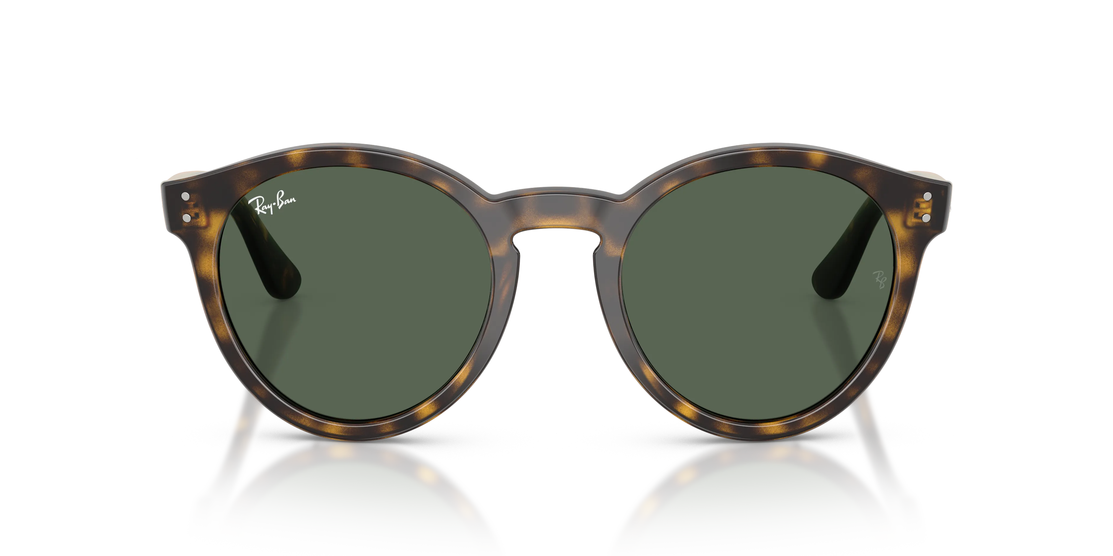 Ray - Ban RBR0505S 6790VR Occhiali da sole Acetato Tartaruga Verde Pantos Normale - immagine 3