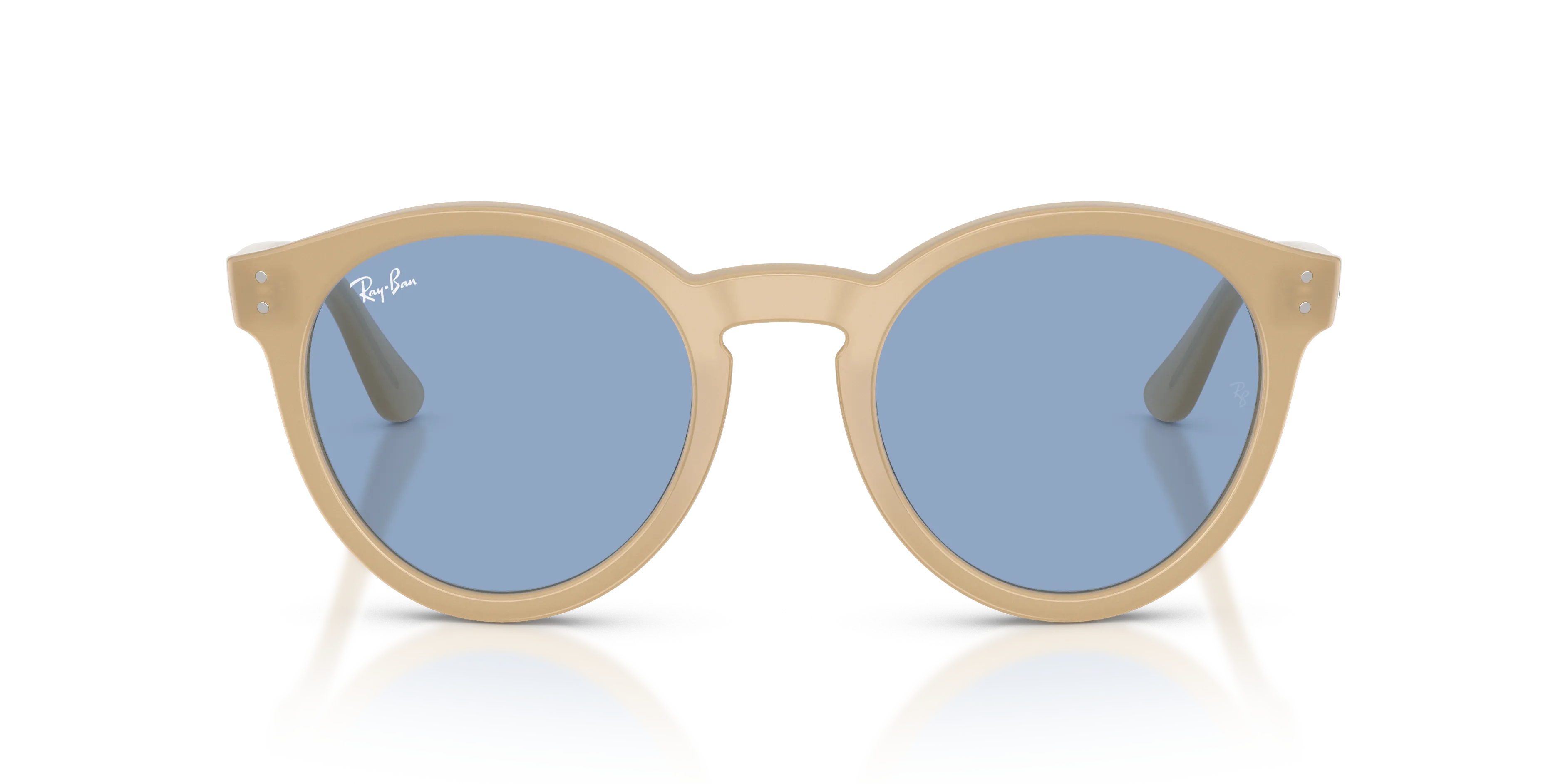 Ray - Ban RBR0505S 678072 Occhiali da sole Acetato Marrone Blu Pantos Normale - immagine 3