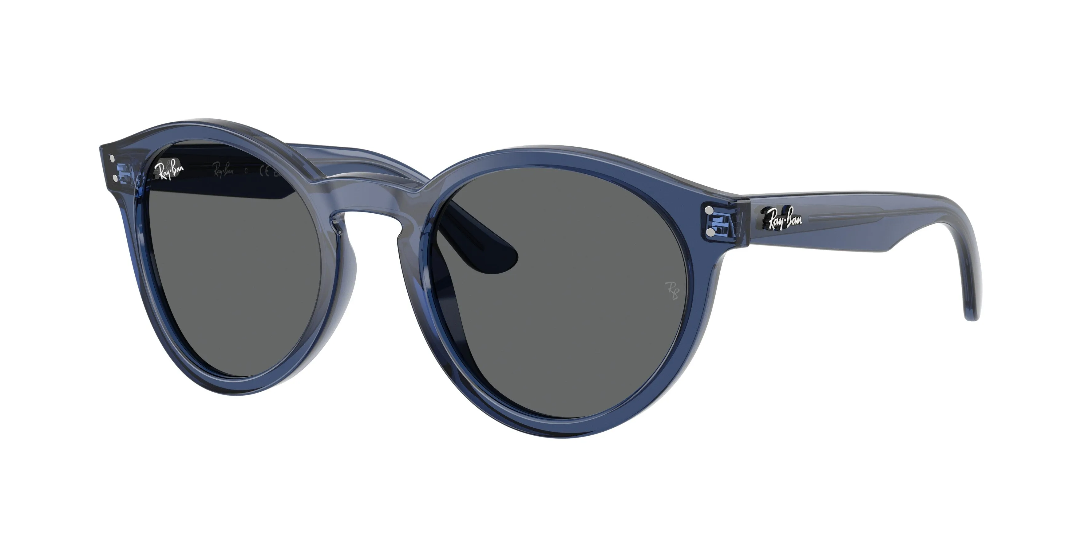 Ray - Ban RBR0505S 6708GR Occhiali da sole Acetato Blu Grigio Pantos Normale - immagine 1