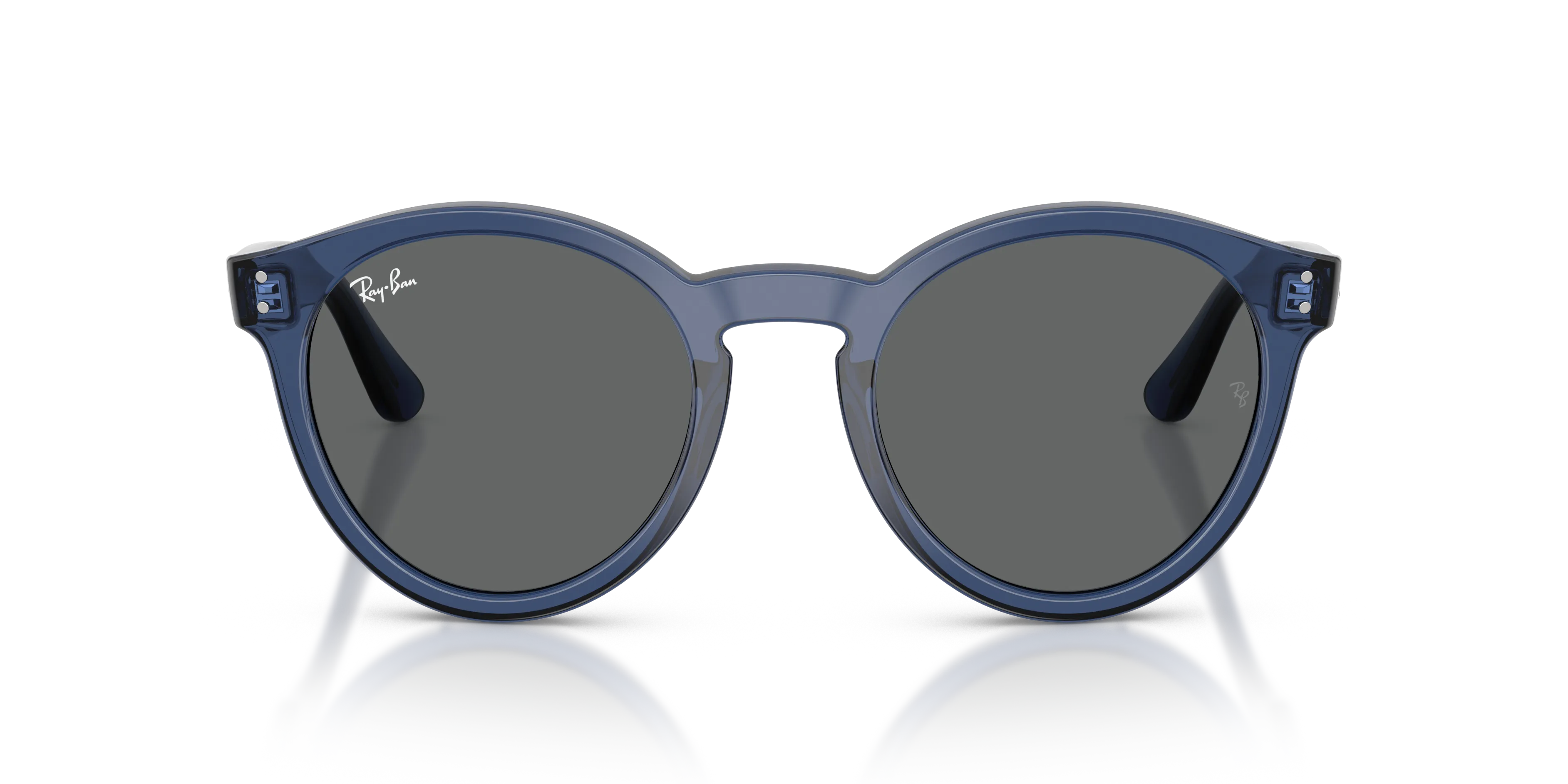 Ray - Ban RBR0505S 6708GR Occhiali da sole Acetato Blu Grigio Pantos Normale - immagine 3