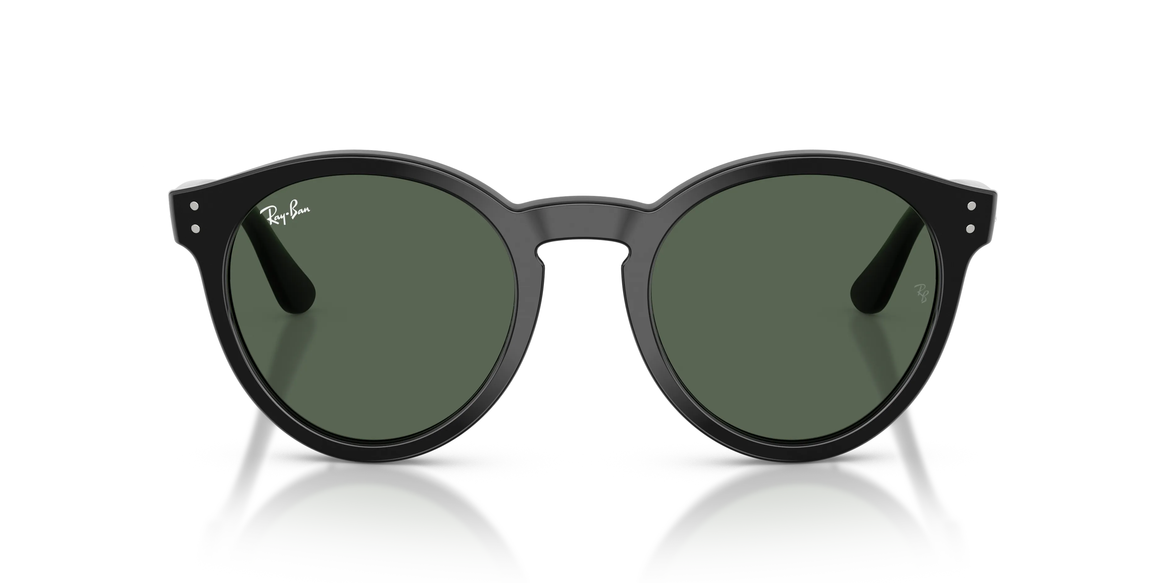 Ray - Ban RBR0505S 6677VR Occhiali da sole Acetato Nero Verde Pantos Normale - immagine 3