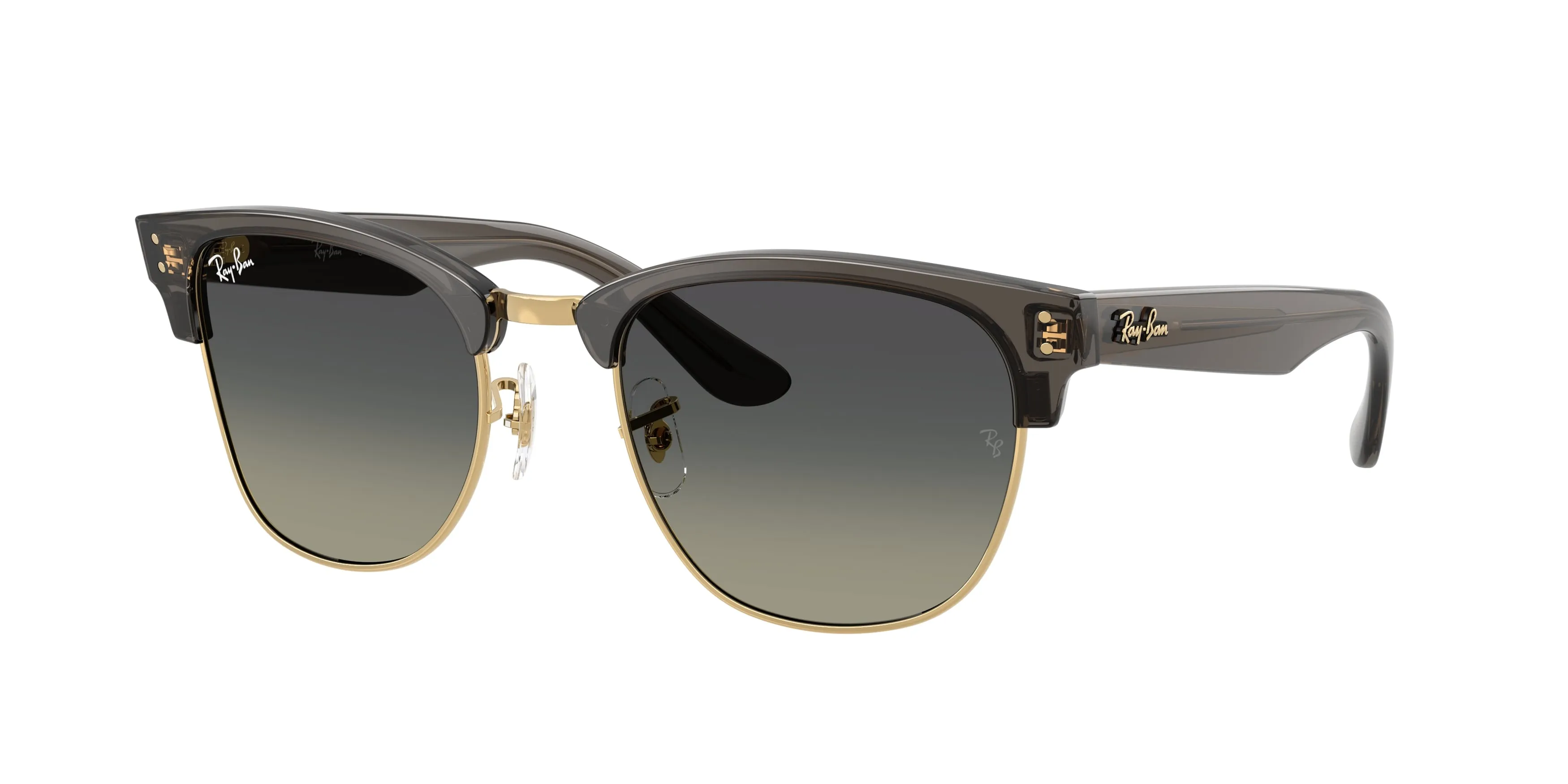 Ray - Ban RBR0504S CLUBMASTER REVERSE 682911 Occhiali da sole Acetato Grigio Grigio Squadrata Normale Sfumato - immagine 1