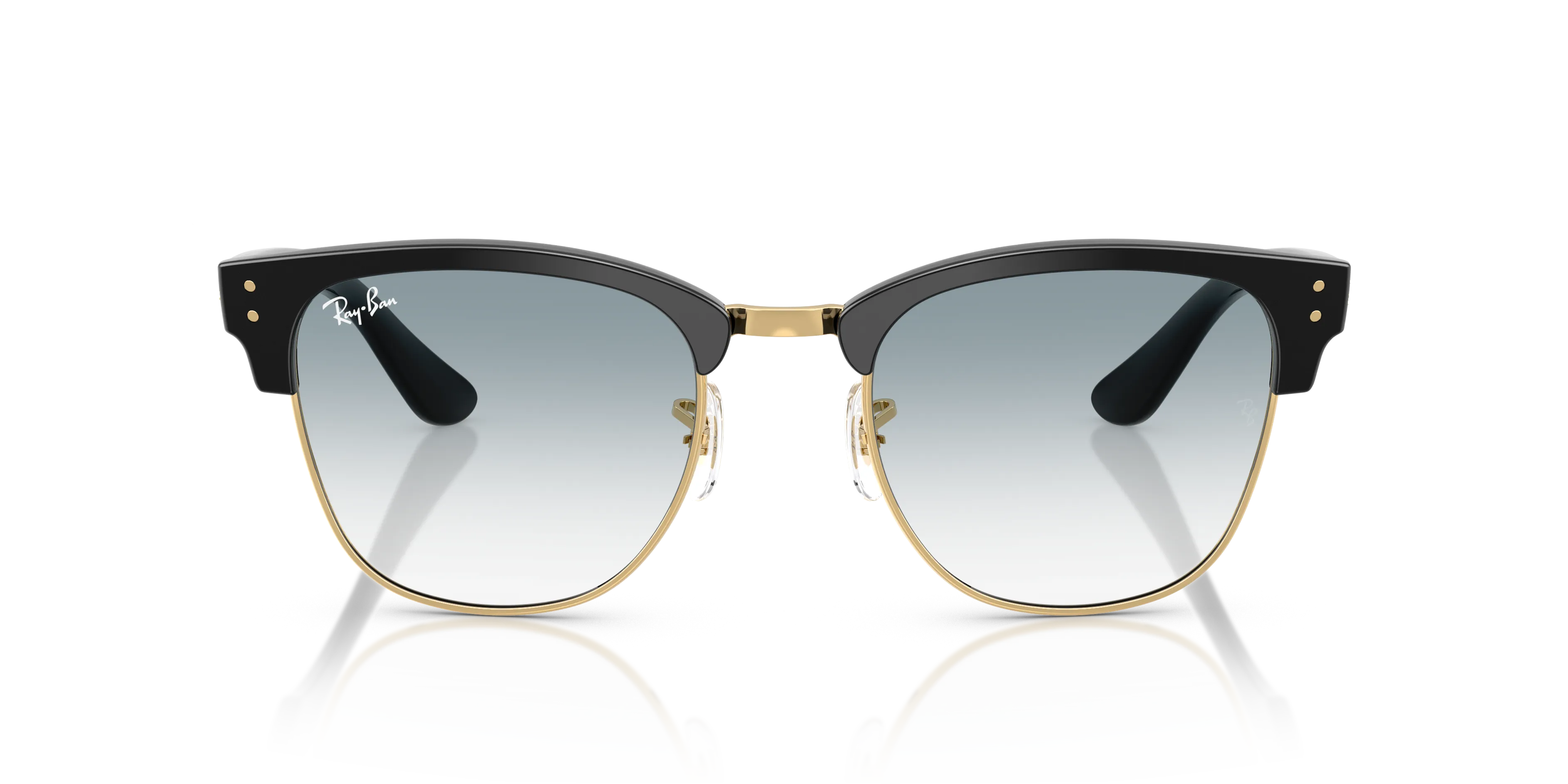 Ray - Ban RBR0504S CLUBMASTER REVERSE 667779 Occhiali da sole Acetato Nero Blu Squadrata Normale Sfumato - immagine 3