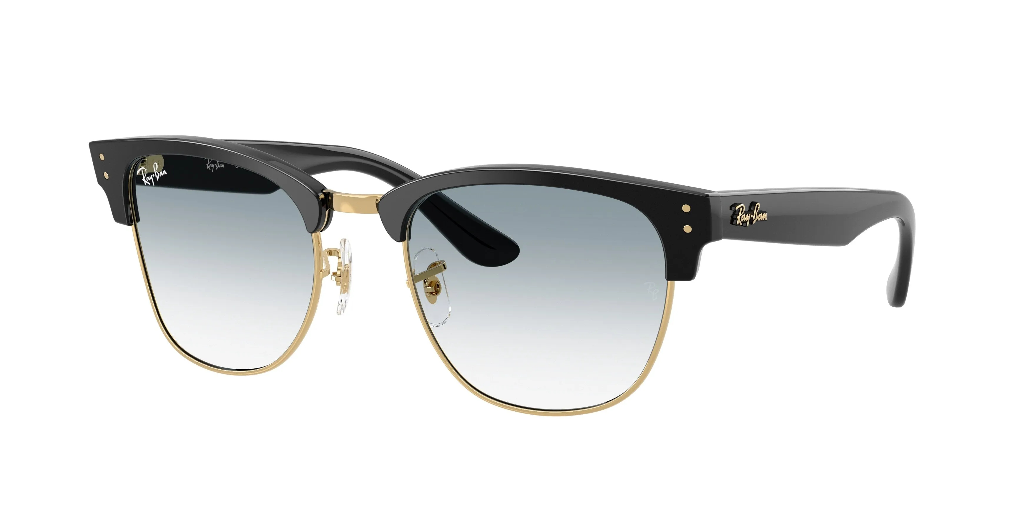 Ray - Ban RBR0504S CLUBMASTER REVERSE 667779 Occhiali da sole Acetato Nero Blu Squadrata Normale Sfumato - immagine 1