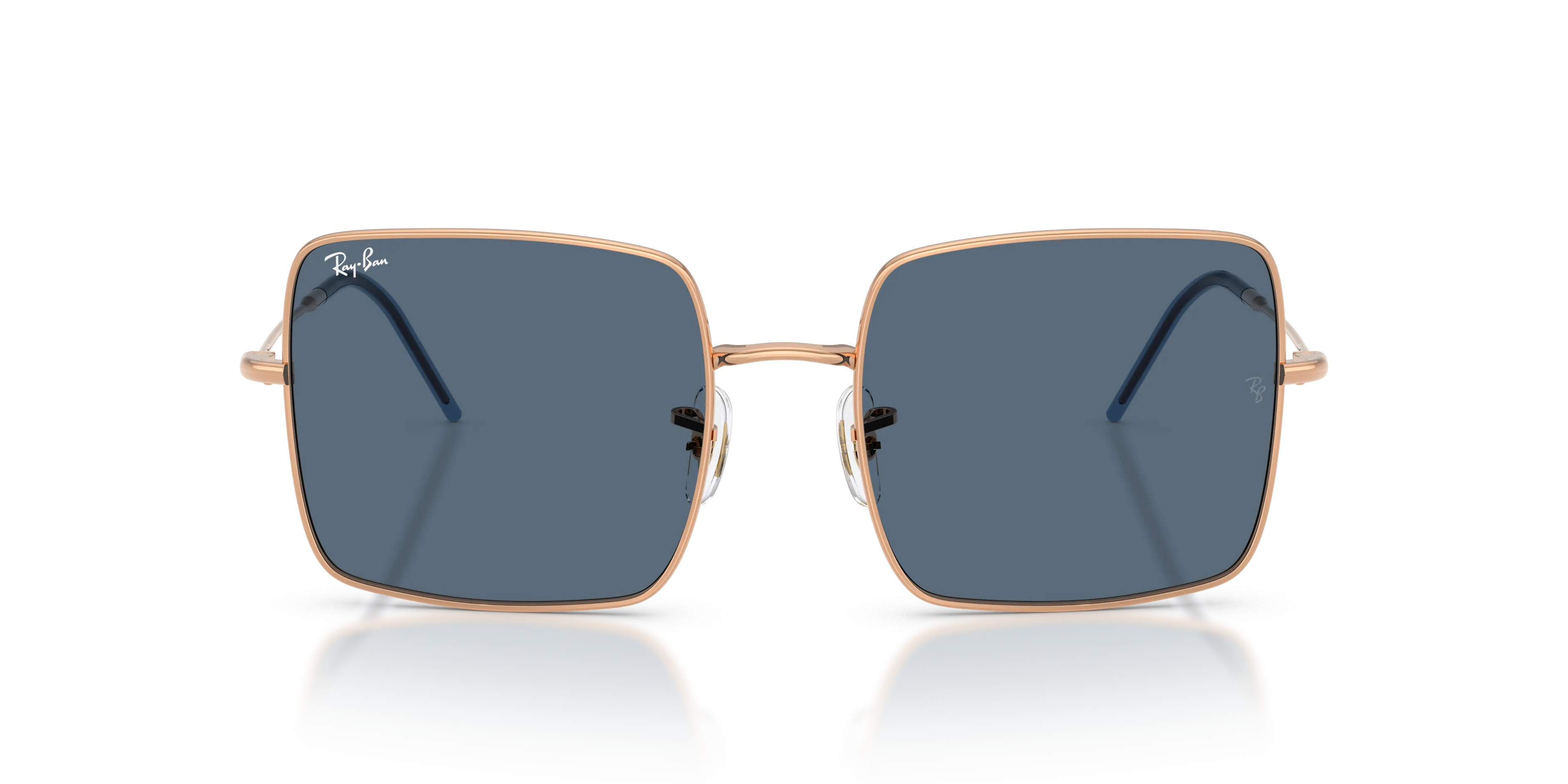 Ray - Ban RBR0104S SQUARE REVERSE 92023A Occhiali da sole Metallo Oro Blu Squadrata Normale - immagine 3