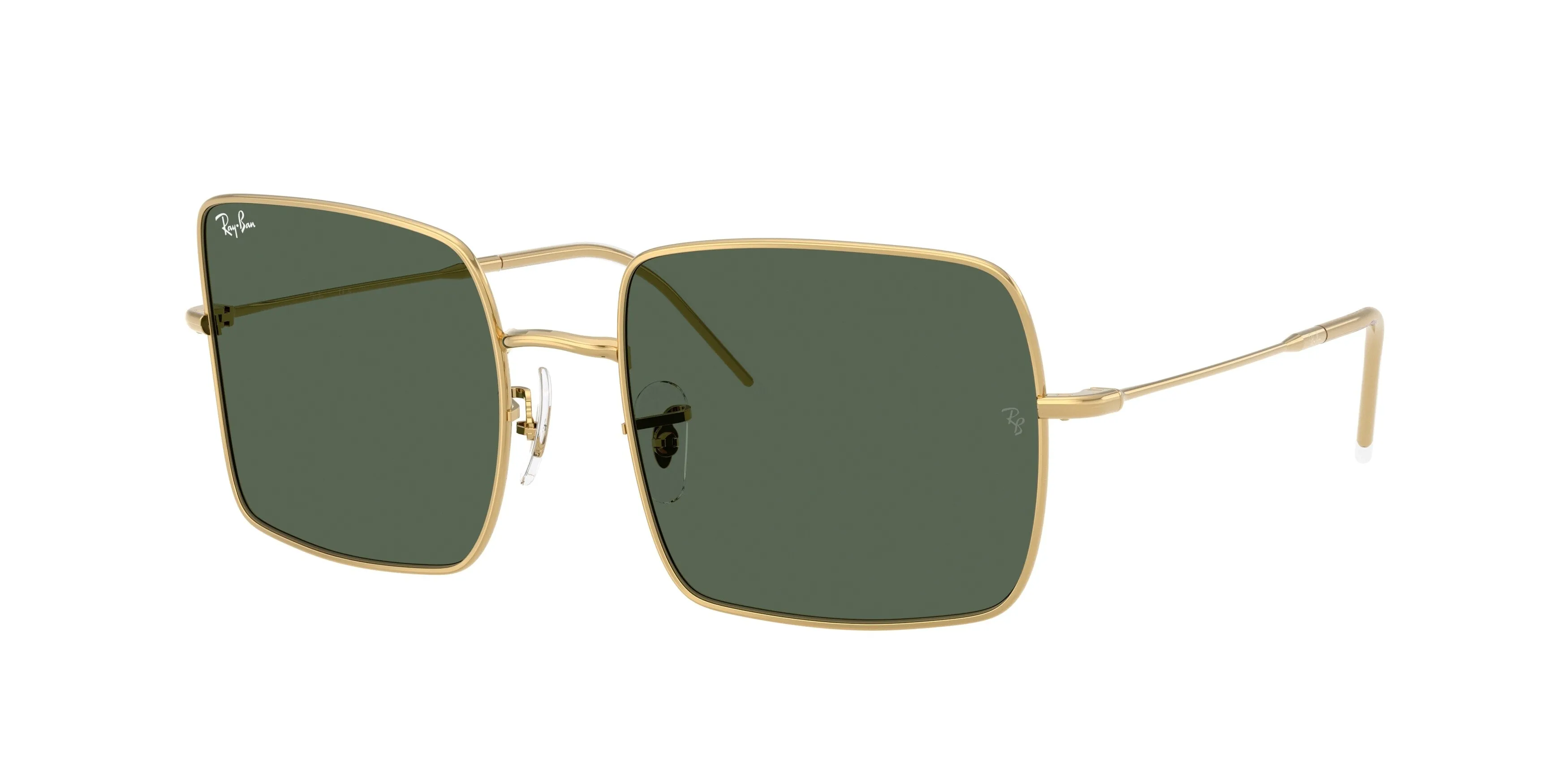 Ray - Ban RBR0104S SQUARE REVERSE 001/VR Occhiali da sole Metallo Oro Verde Squadrata Normale - immagine 1