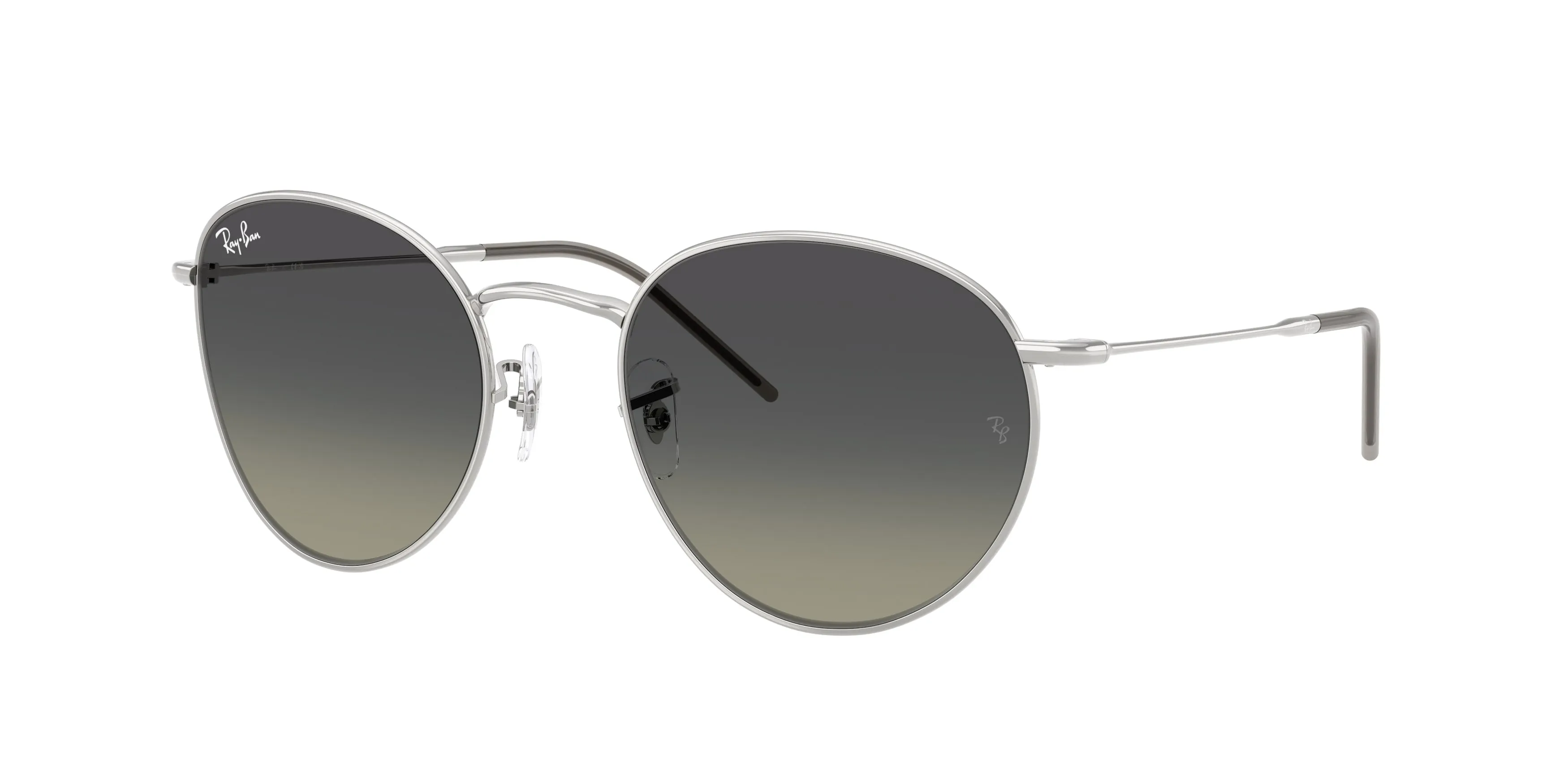 Ray - Ban RBR0103S ROUND REVERSE 003/11 Occhiali da sole Metallo Argento Grigio Pantos Normale Sfumato - immagine 1