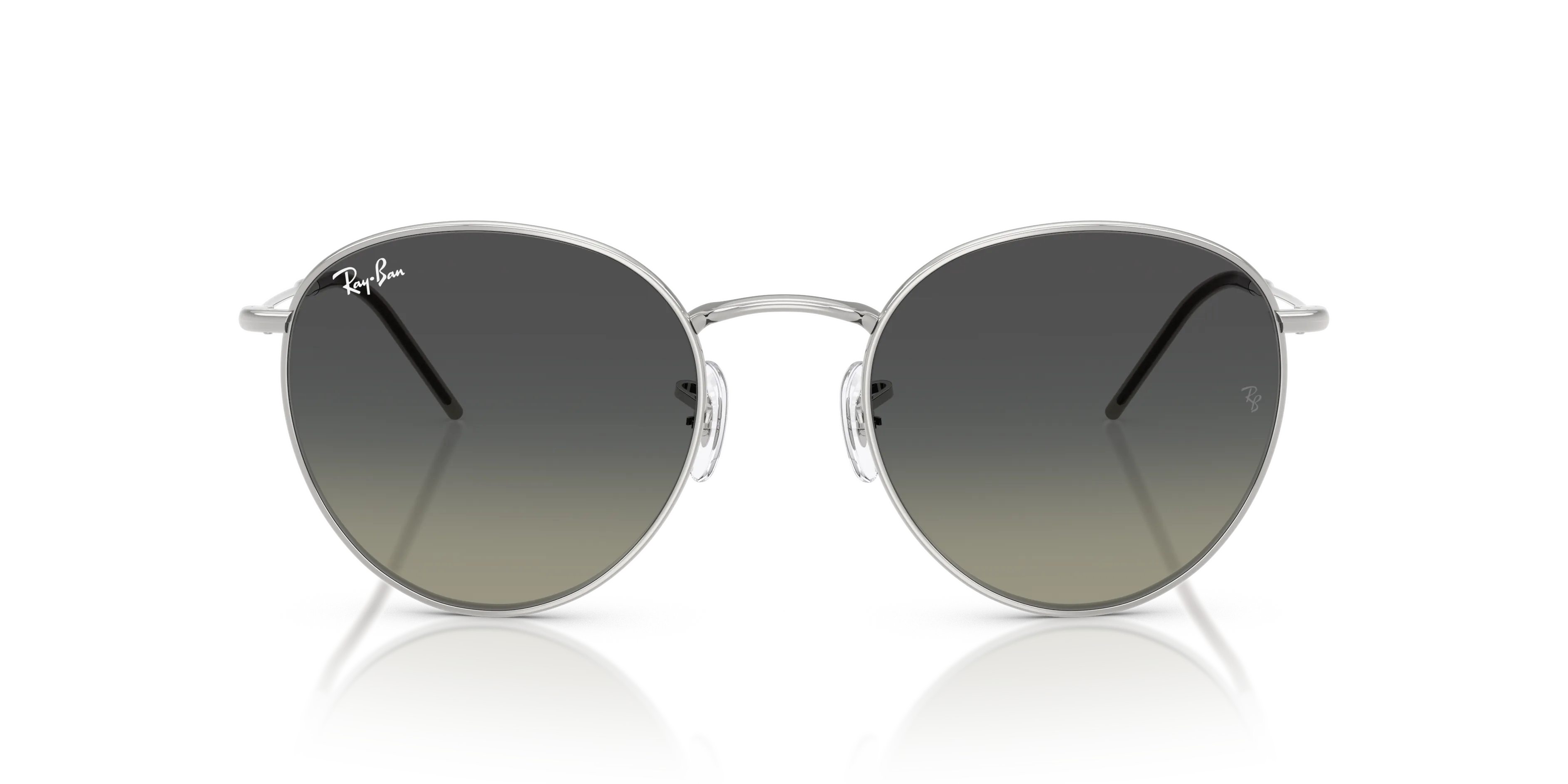 Ray - Ban RBR0103S ROUND REVERSE 003/11 Occhiali da sole Metallo Argento Grigio Pantos Normale Sfumato - immagine 3