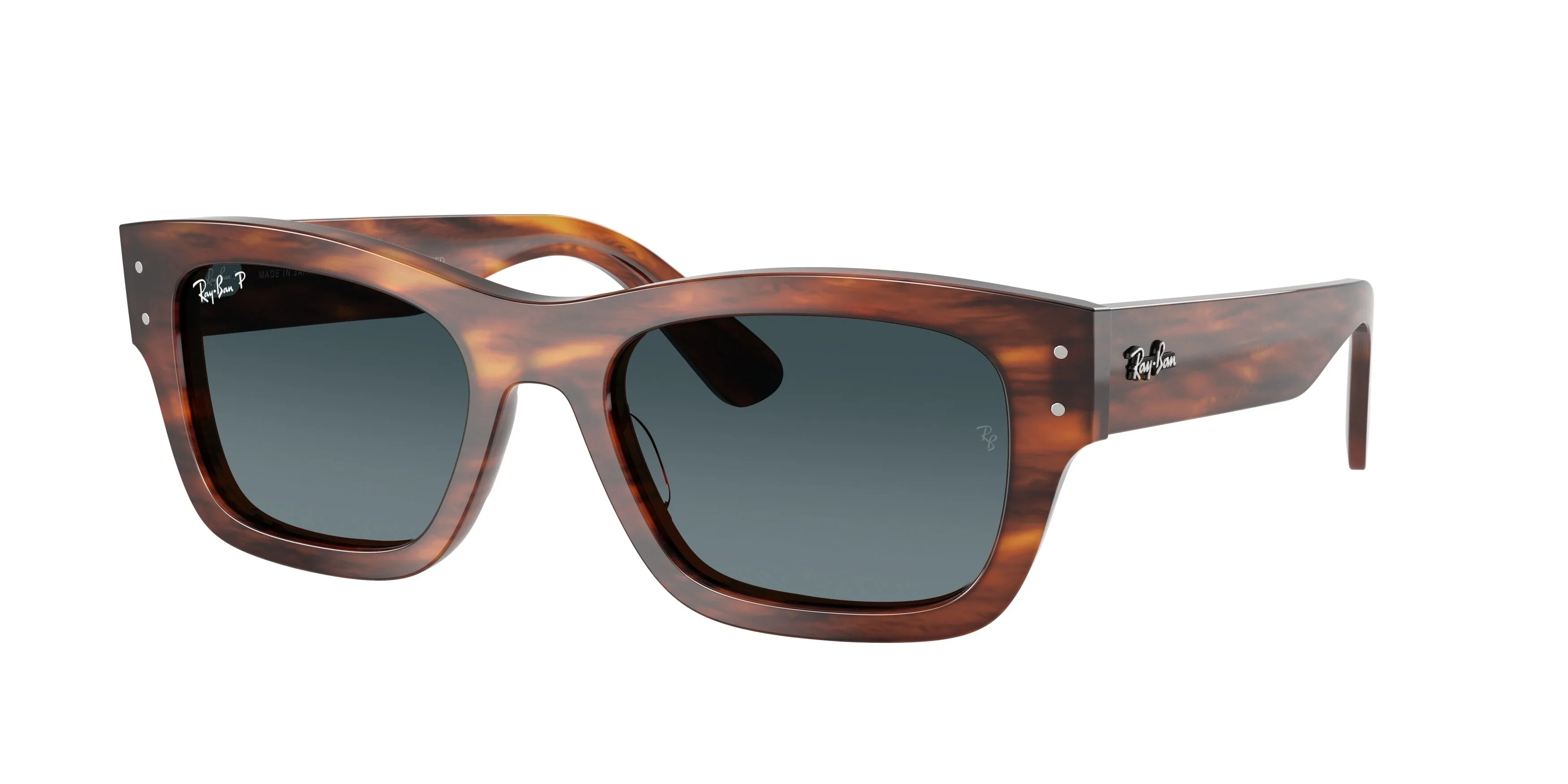 Ray - Ban RB7683S JOSEPH 954/S3 Occhiali da sole Acetato Marrone Blu Squadrata Polarizzata Sfumato - immagine 1