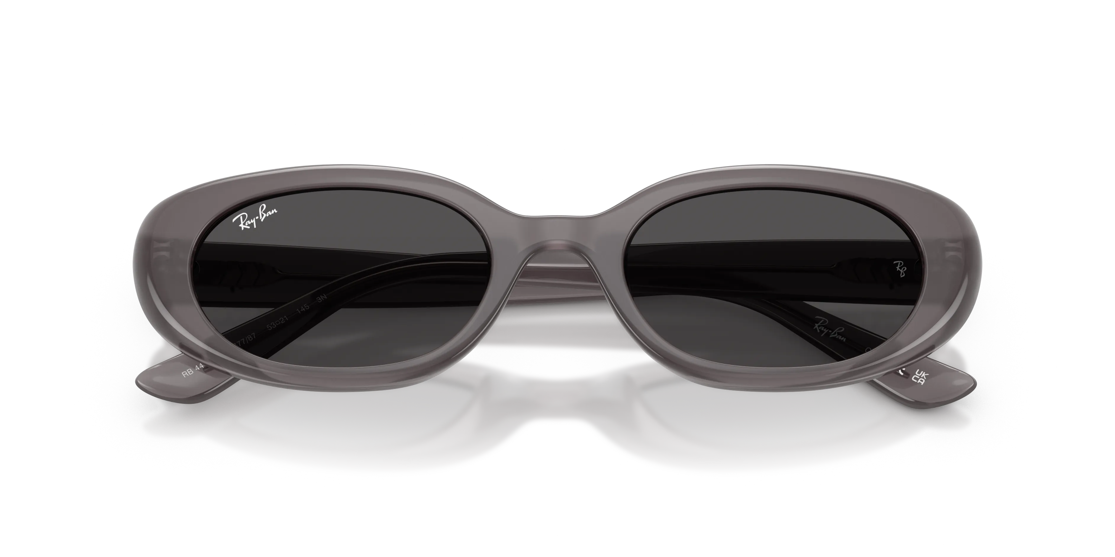 Ray - Ban RB4441D 677787 Occhiali da sole Iniettato Grigio Grigio Pillow Normale - immagine 2