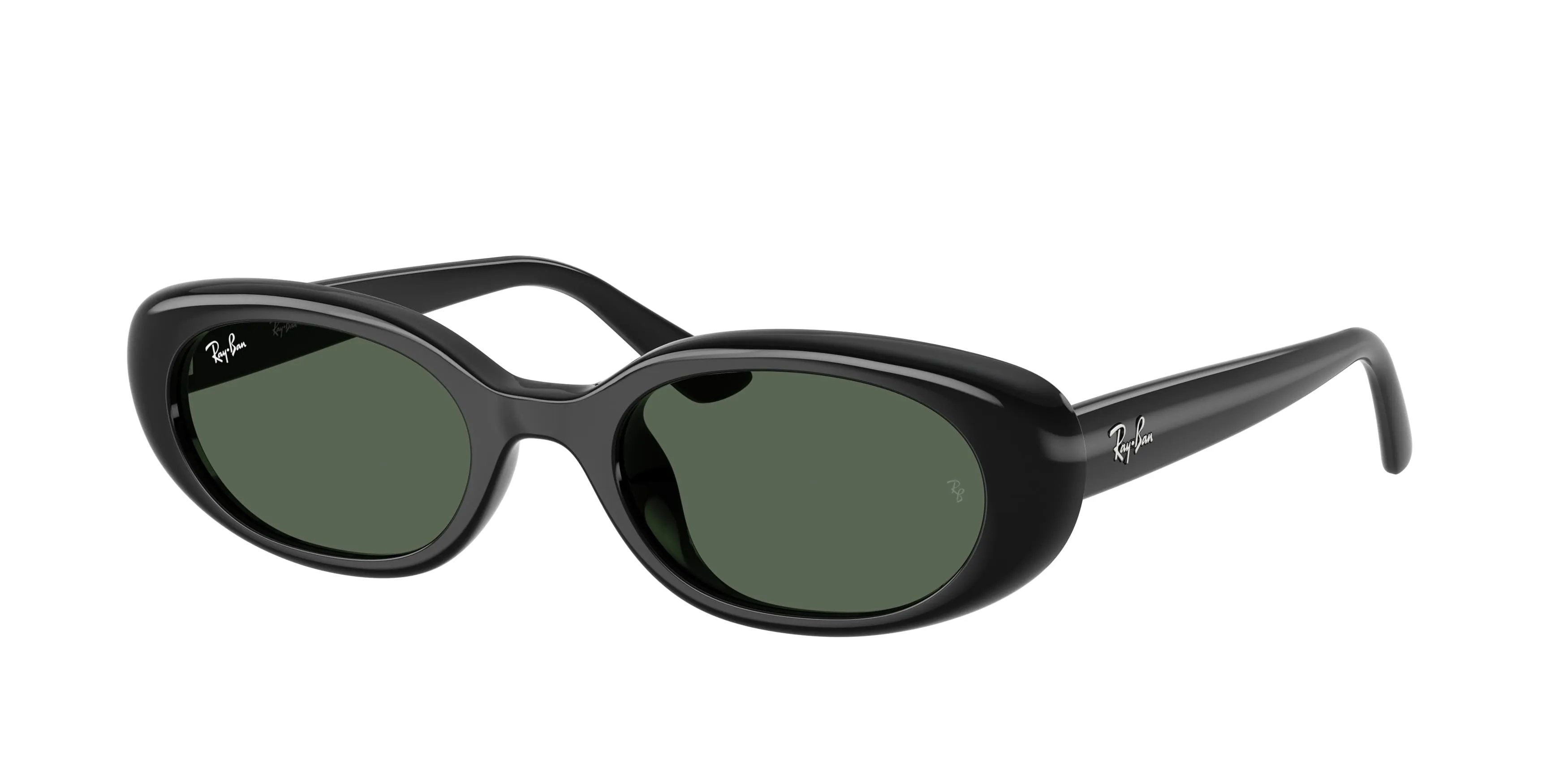 Ray - Ban RB4441D 667771 Occhiali da sole Iniettato Nero Verde Pillow Normale - immagine 1