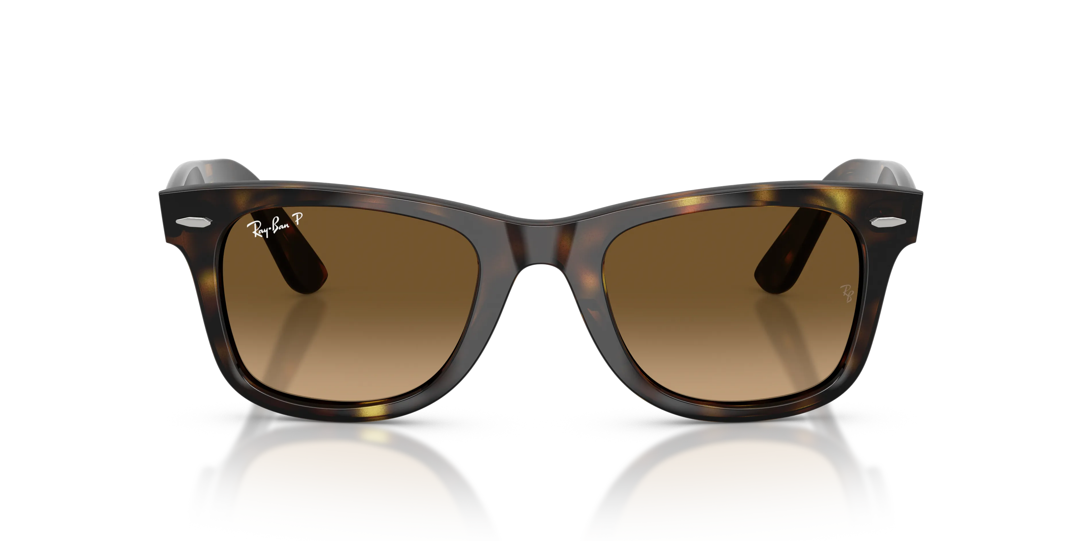 Ray - Ban RB4340 WAYFARER EASE 710/M2 Occhiali da sole Acetato Tartaruga Marrone Squadrata Polarizzata - immagine 3