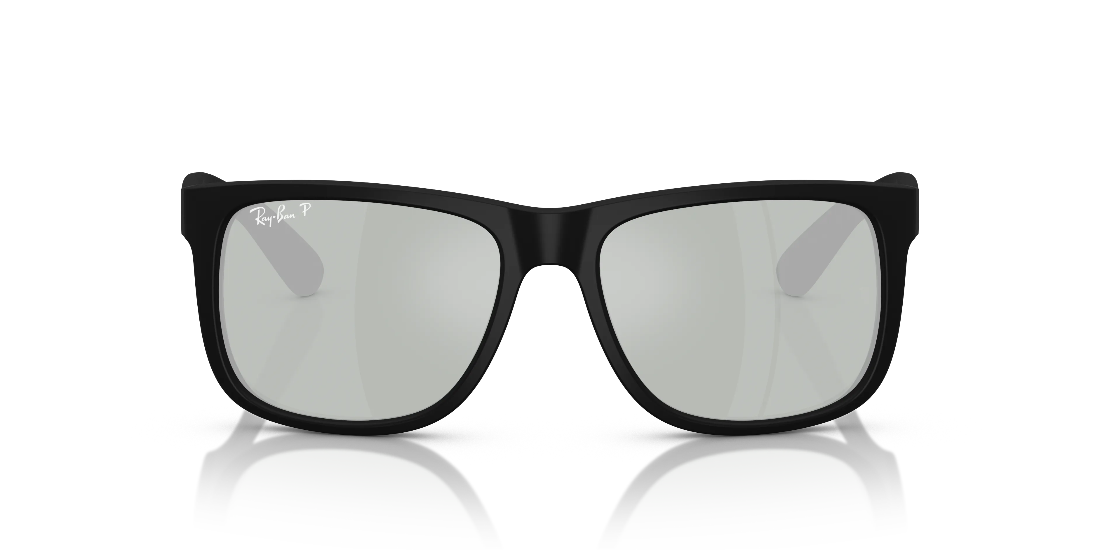 Ray - Ban RB4165 JUSTIN 622/Y4 Occhiali da sole Nylon Nero Squadrata Polarizzata - immagine 3