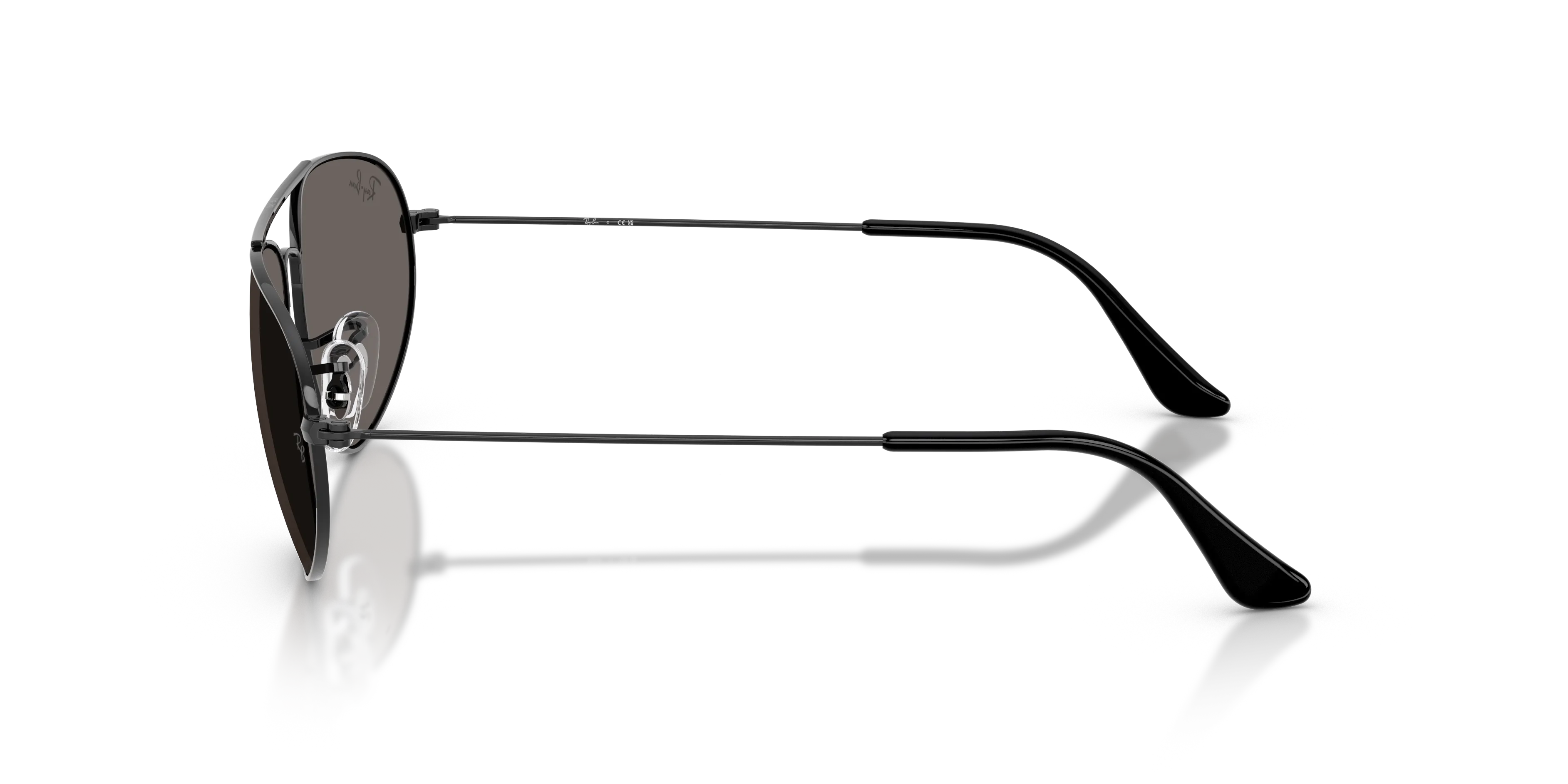Ray - Ban RB3945 002/B1 Occhiali da sole Metallo Nero Grigio Geometrica Normale - immagine 4