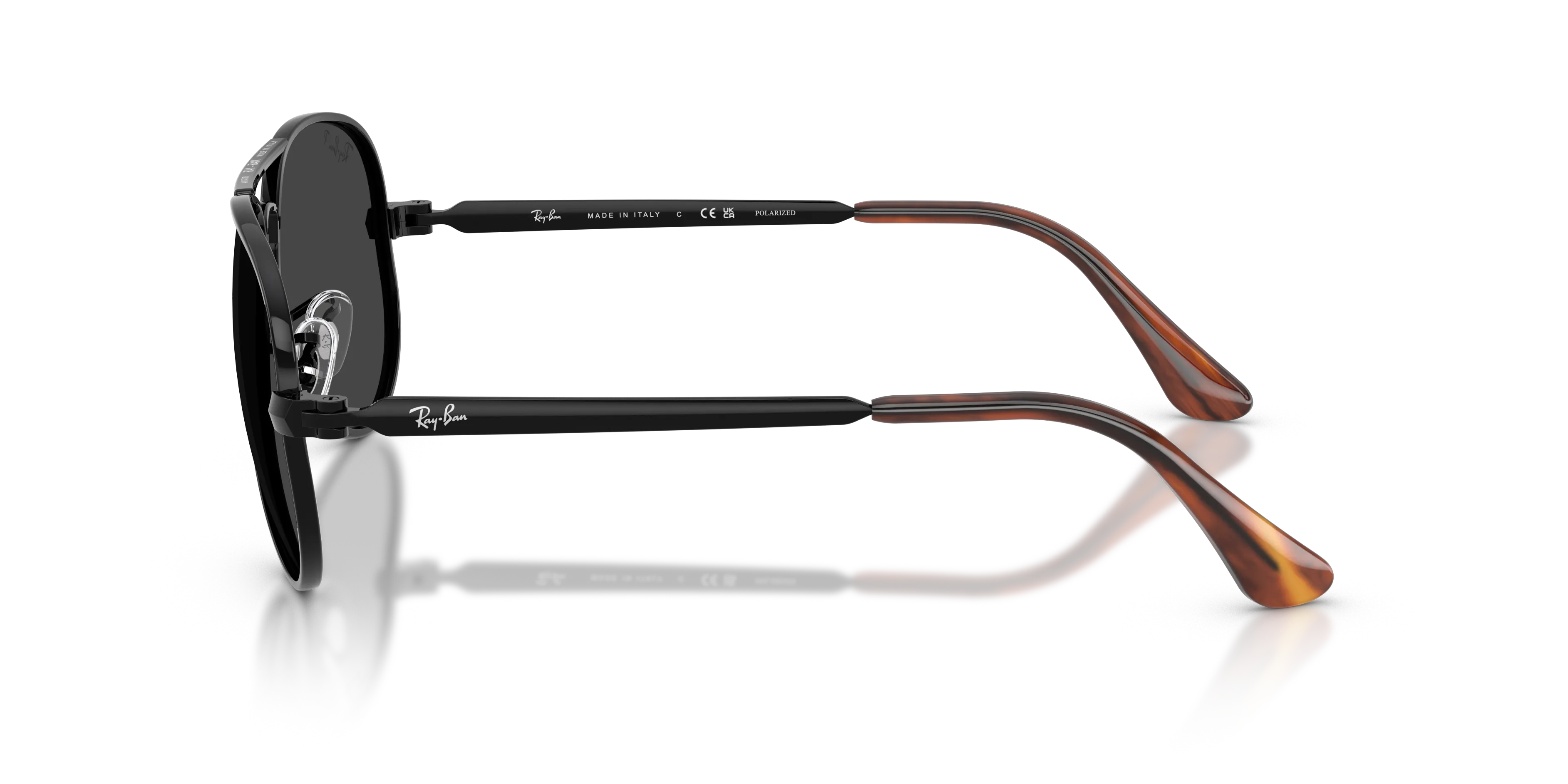 Ray - Ban RB3925 AVIATOR MAX 002/48 Occhiali da sole Metallo Nero Grigio Pilot Polarizzata - immagine 4